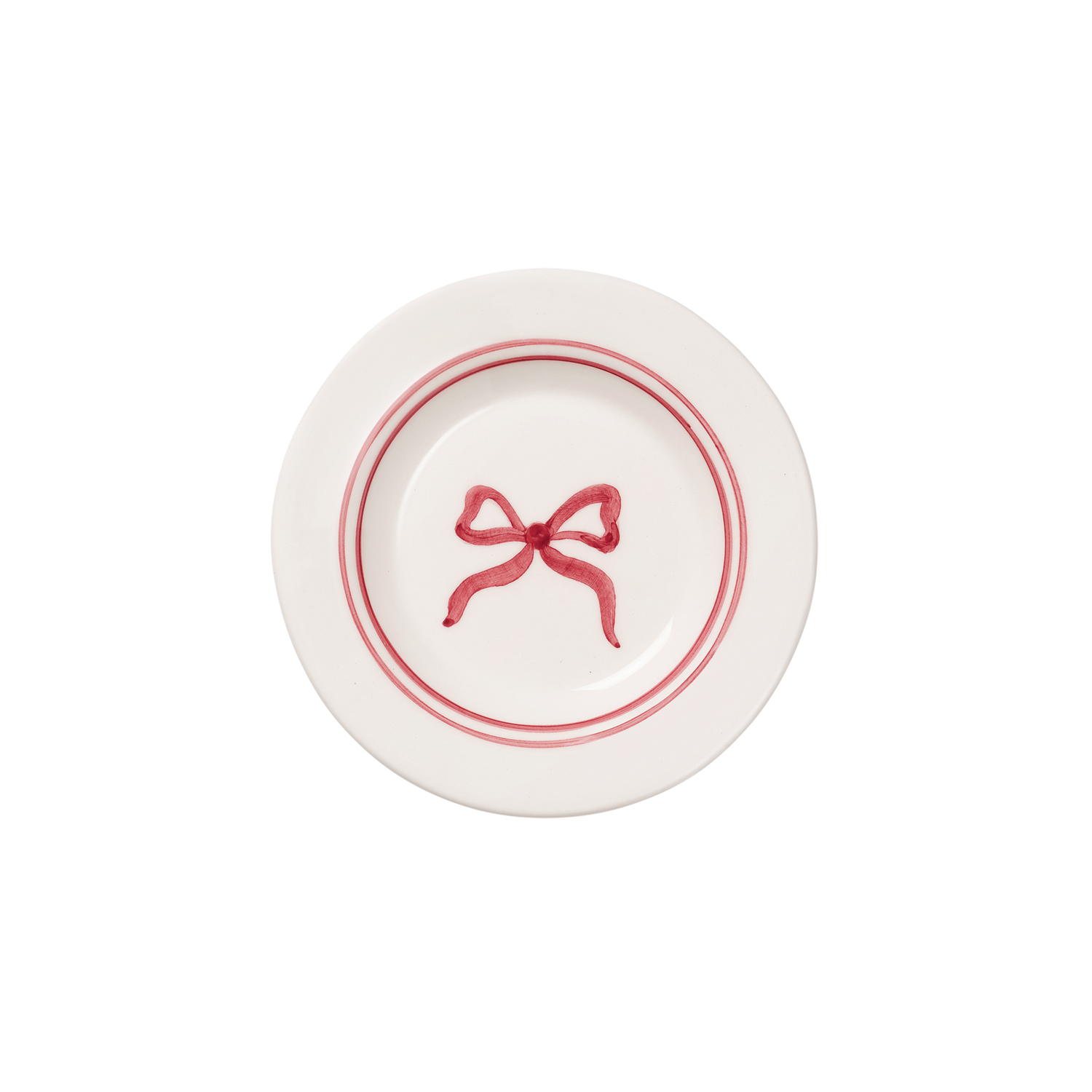 Bow Tapastallrik - Burgundy 15 cm