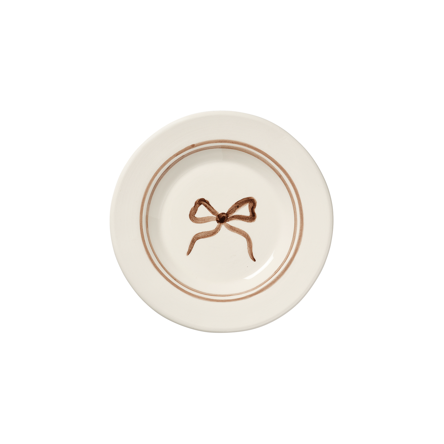 Bow Tapastallrik - Brun 15 cm