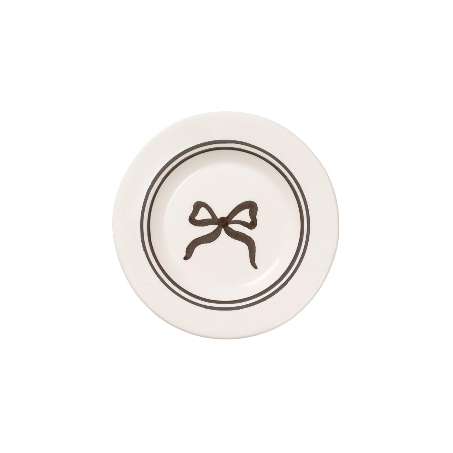 Bow Tapastallrik - Svart 15 cm