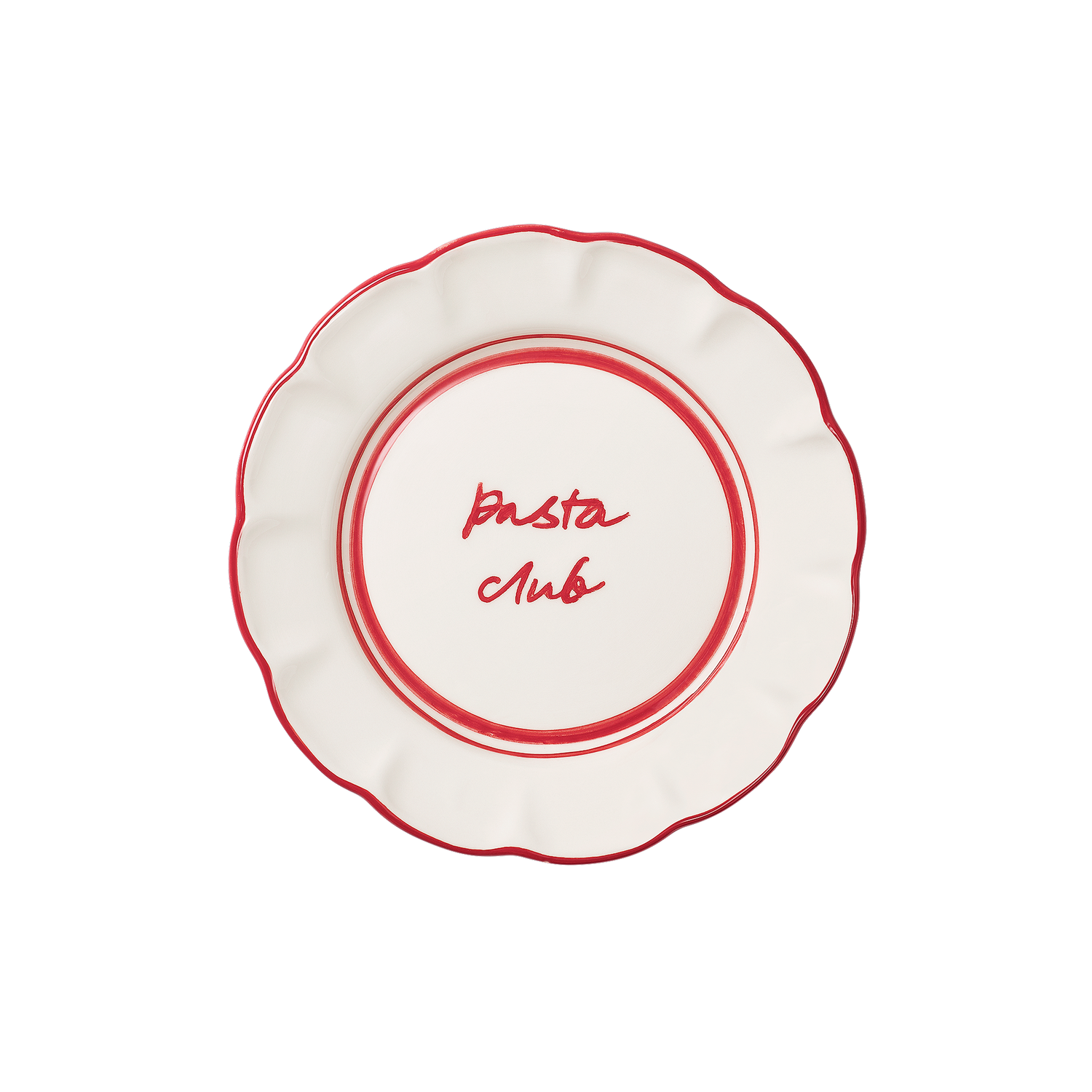 Bistro Assiett - Röd 21.5 cm