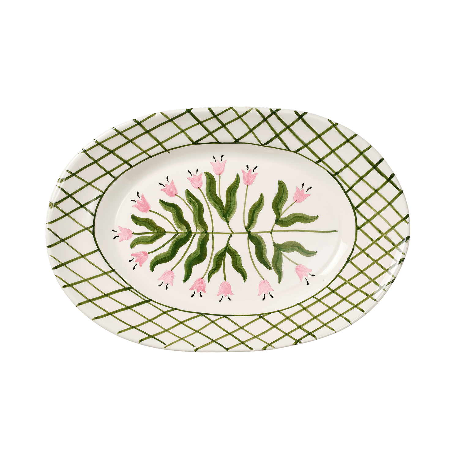 Madelen Möllard Tulip Serverignsfat - Grön 38.5 cm