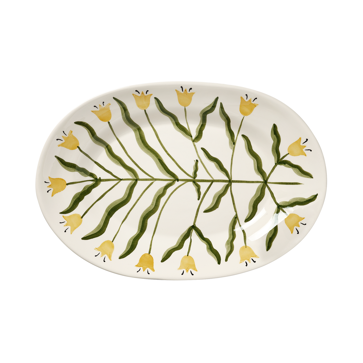 Madelen Möllard Tulip Serveringsfat - Gul 38.5x26 cm
