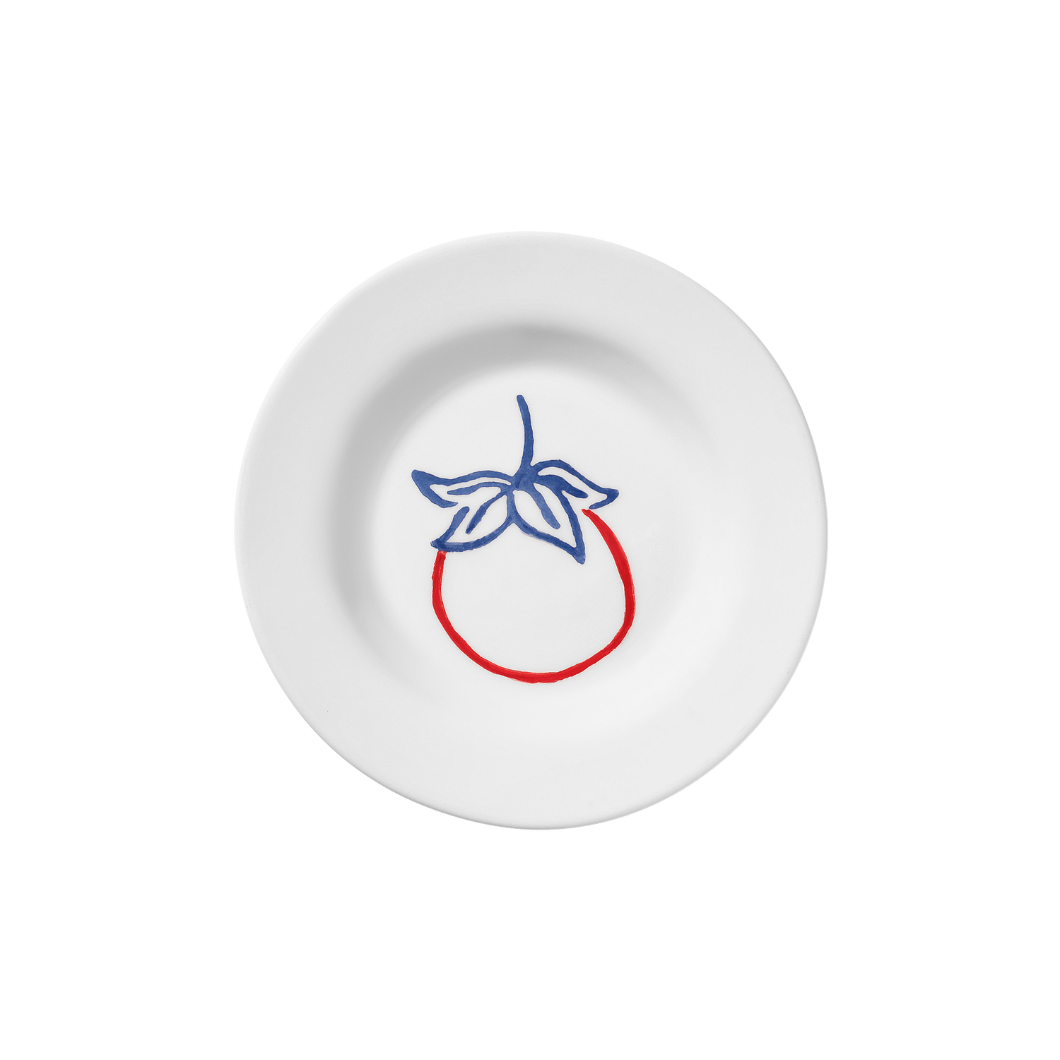 Picnic Tapas Tallrik - Röd 15 cm