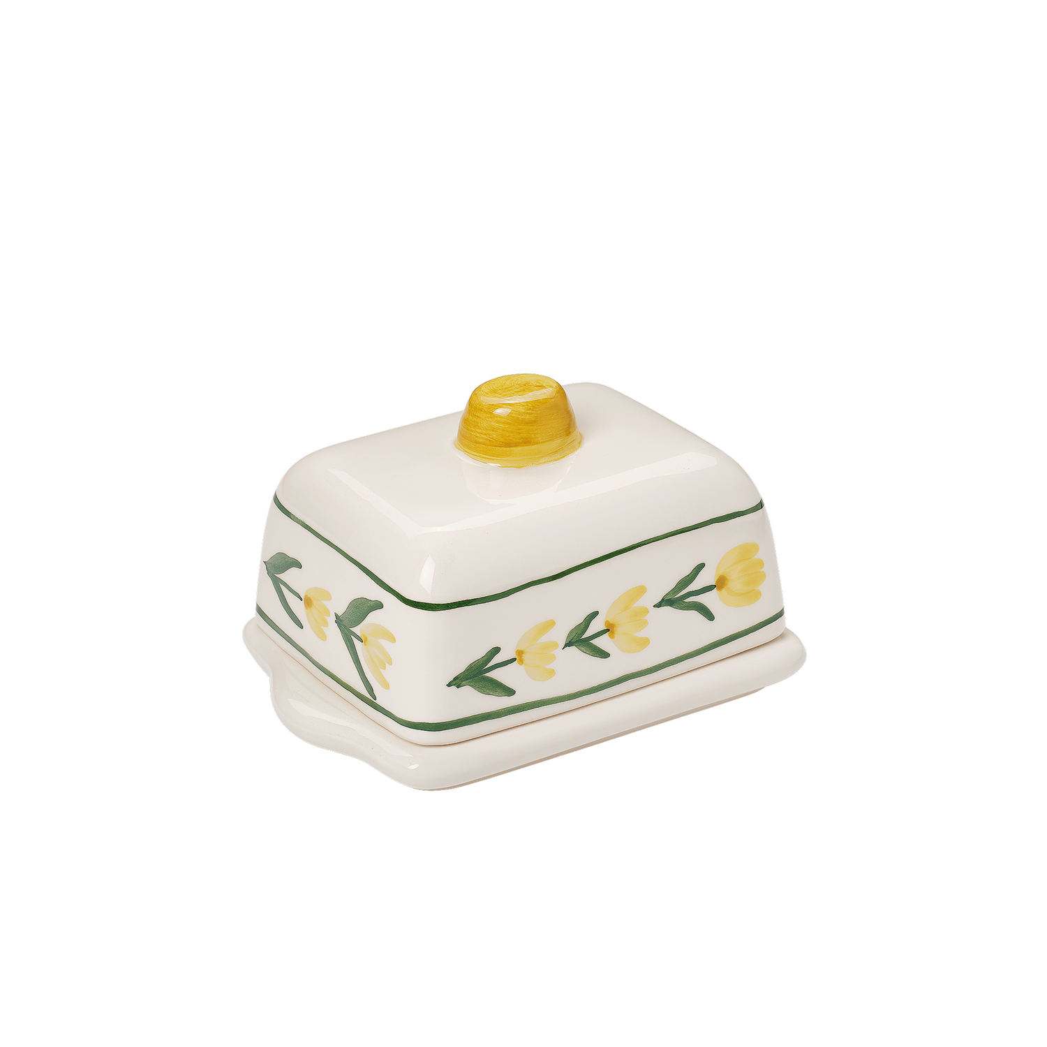 Cottage flower Smörkupa - Gul 17x11.5 cm