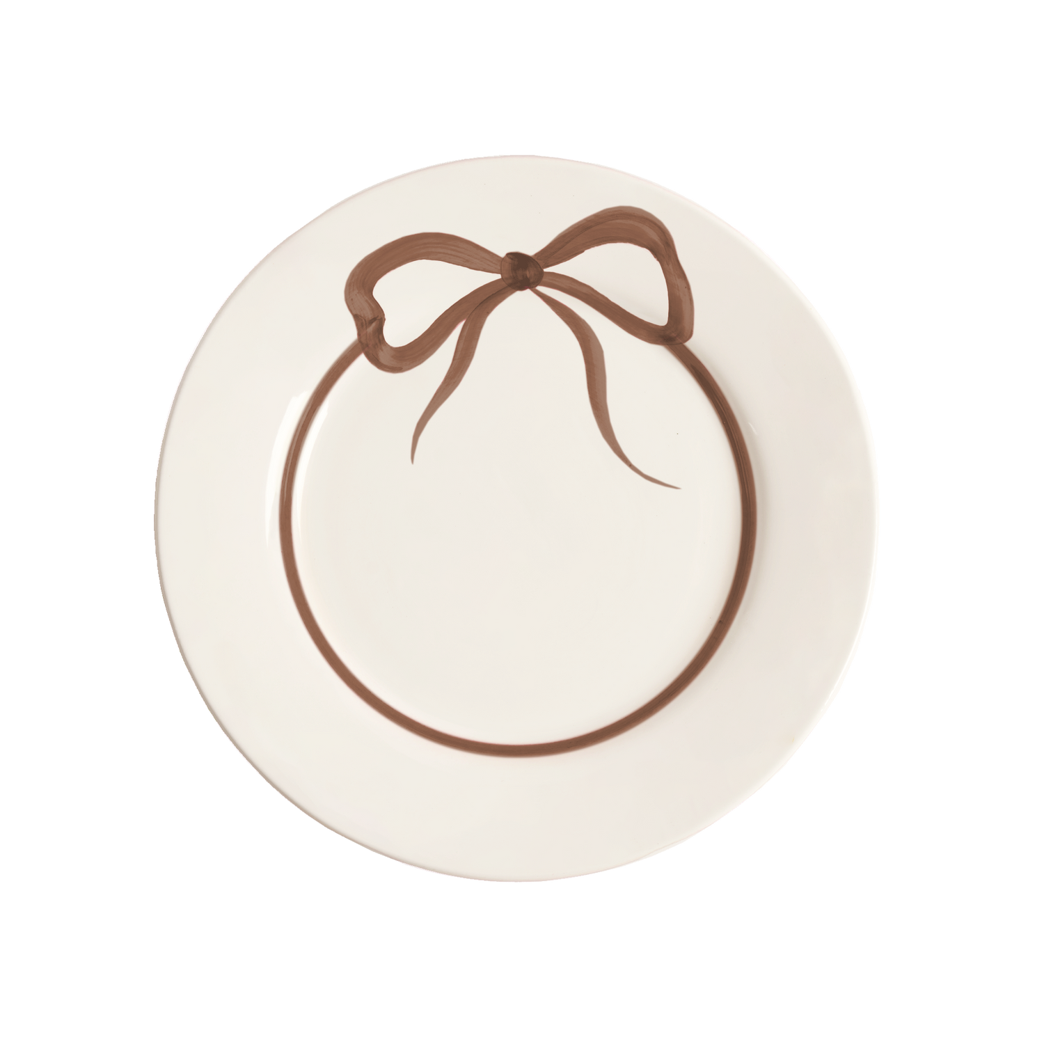 Bow Tallrik - Brun 28 cm