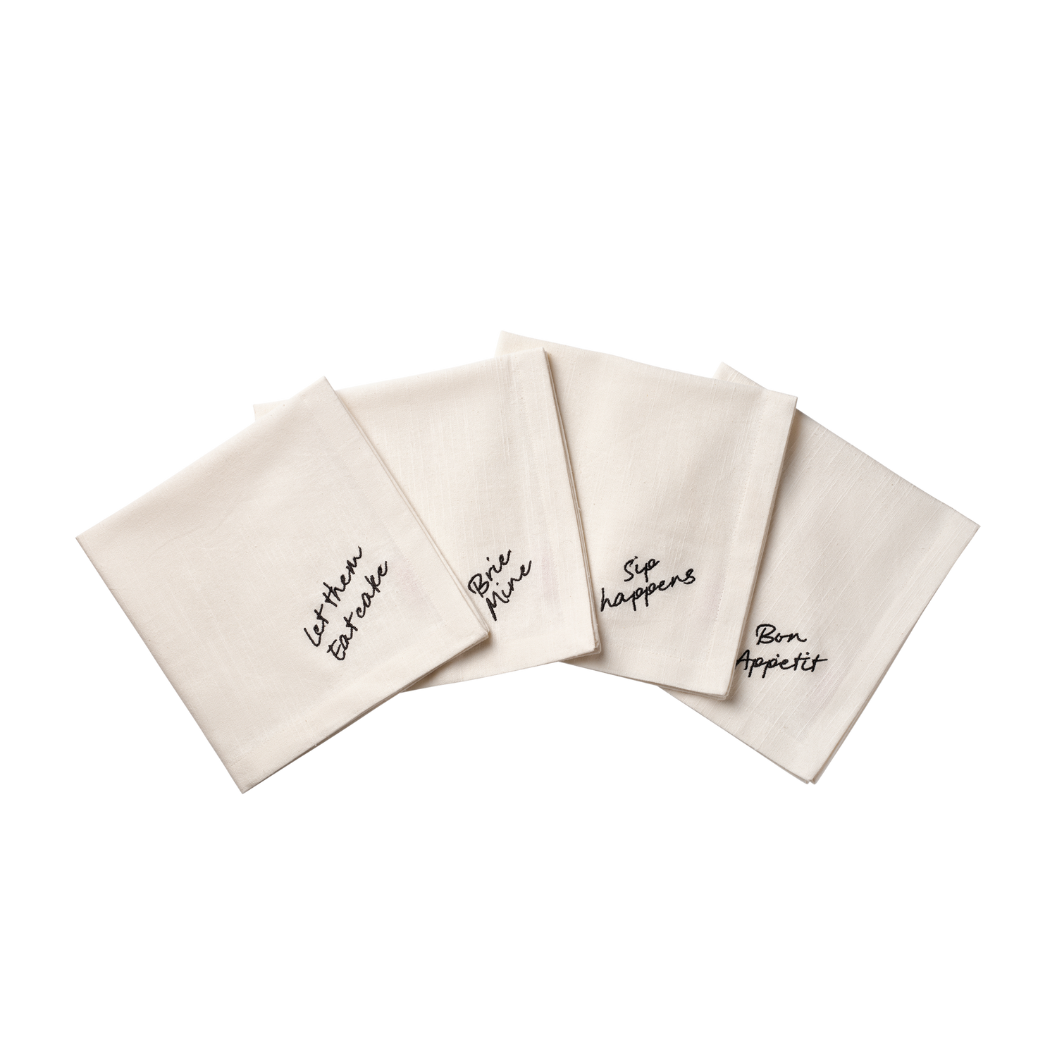 Quote Servett 4-pack - Svart 45x45 cm