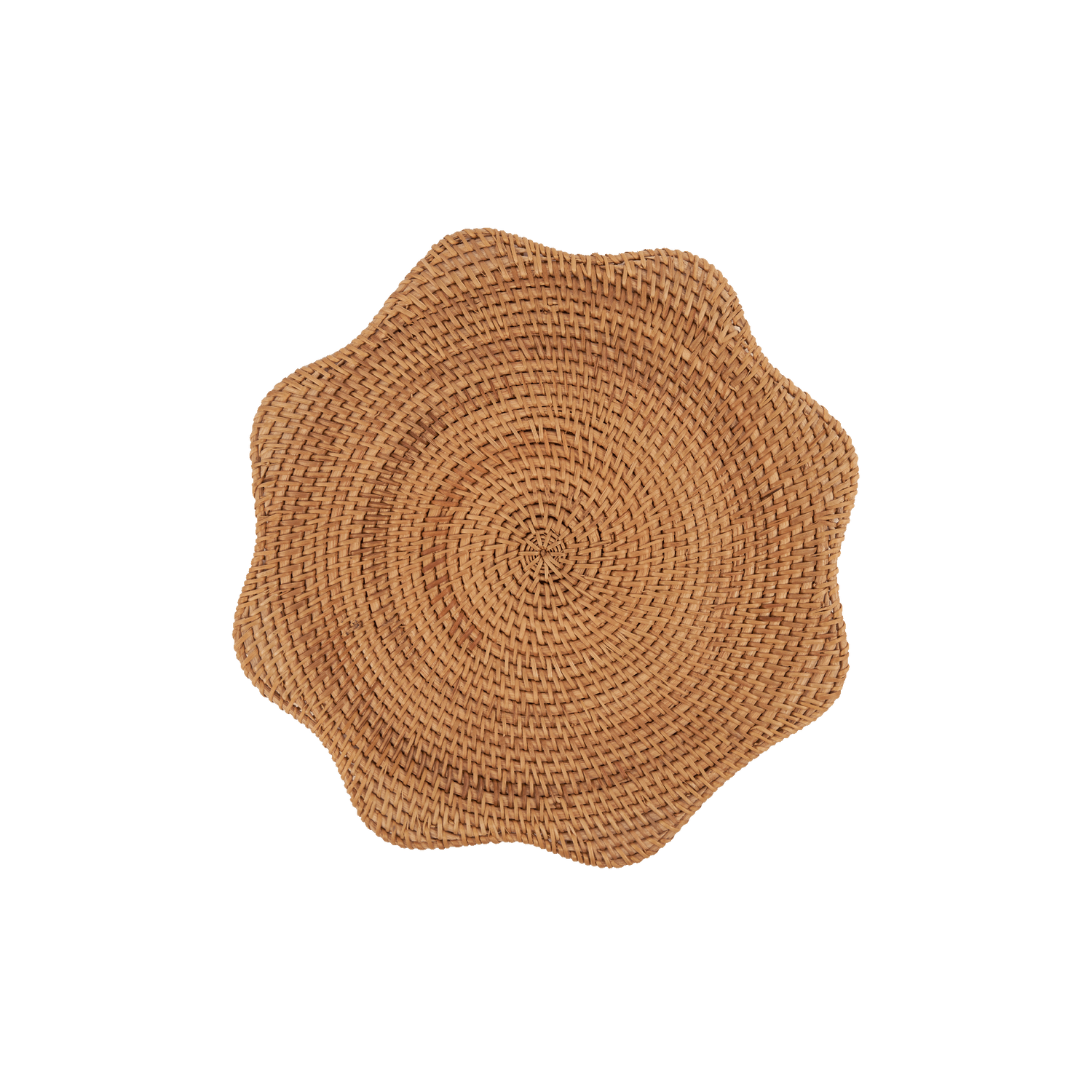 Scallop rotting bordstablett - Natur 33 cm