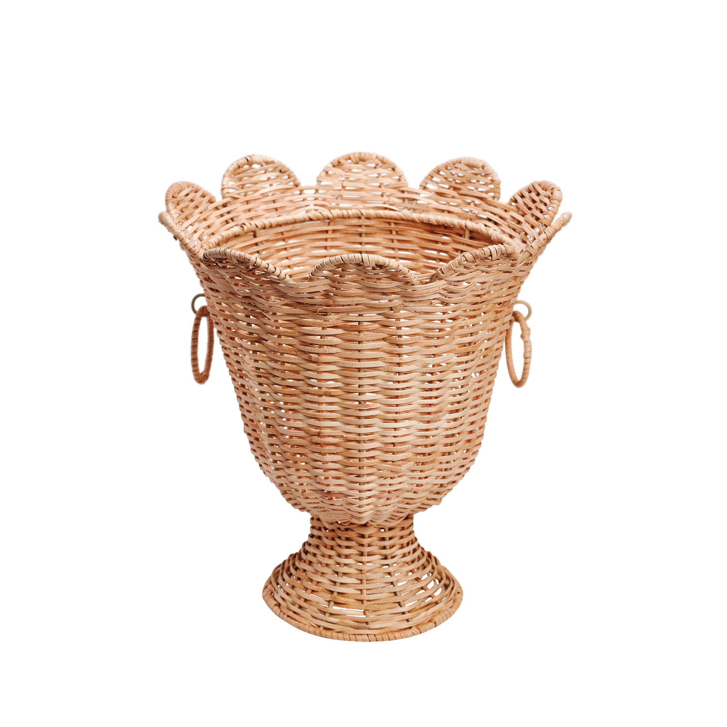 Scallop Rottingvas - Natur 30x31 cm