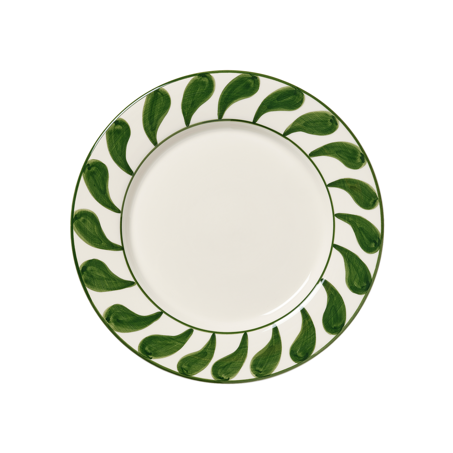 Swirl Dinner Plate - Green 28 cm