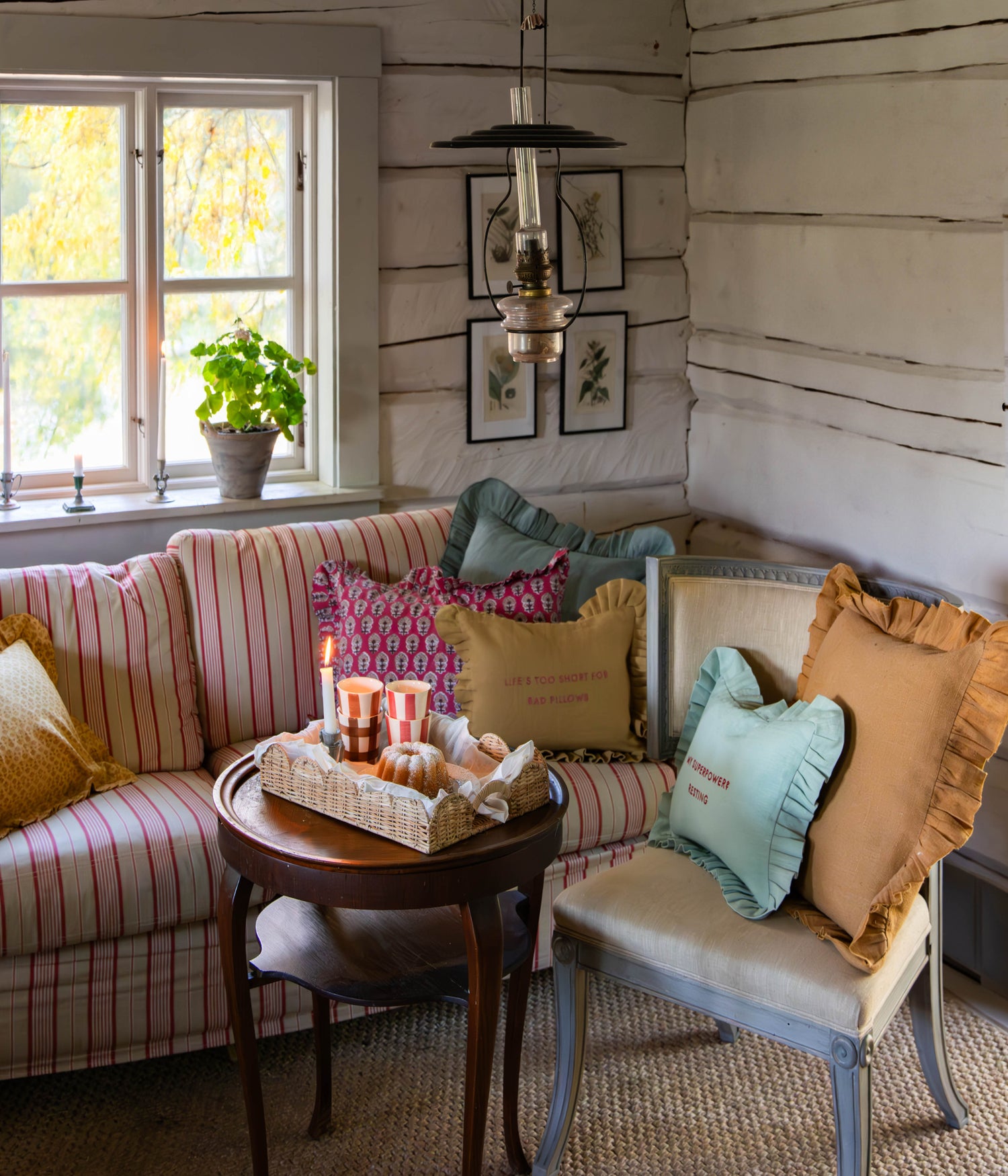 Quote Kuddfodral - Teal 30x40 cm