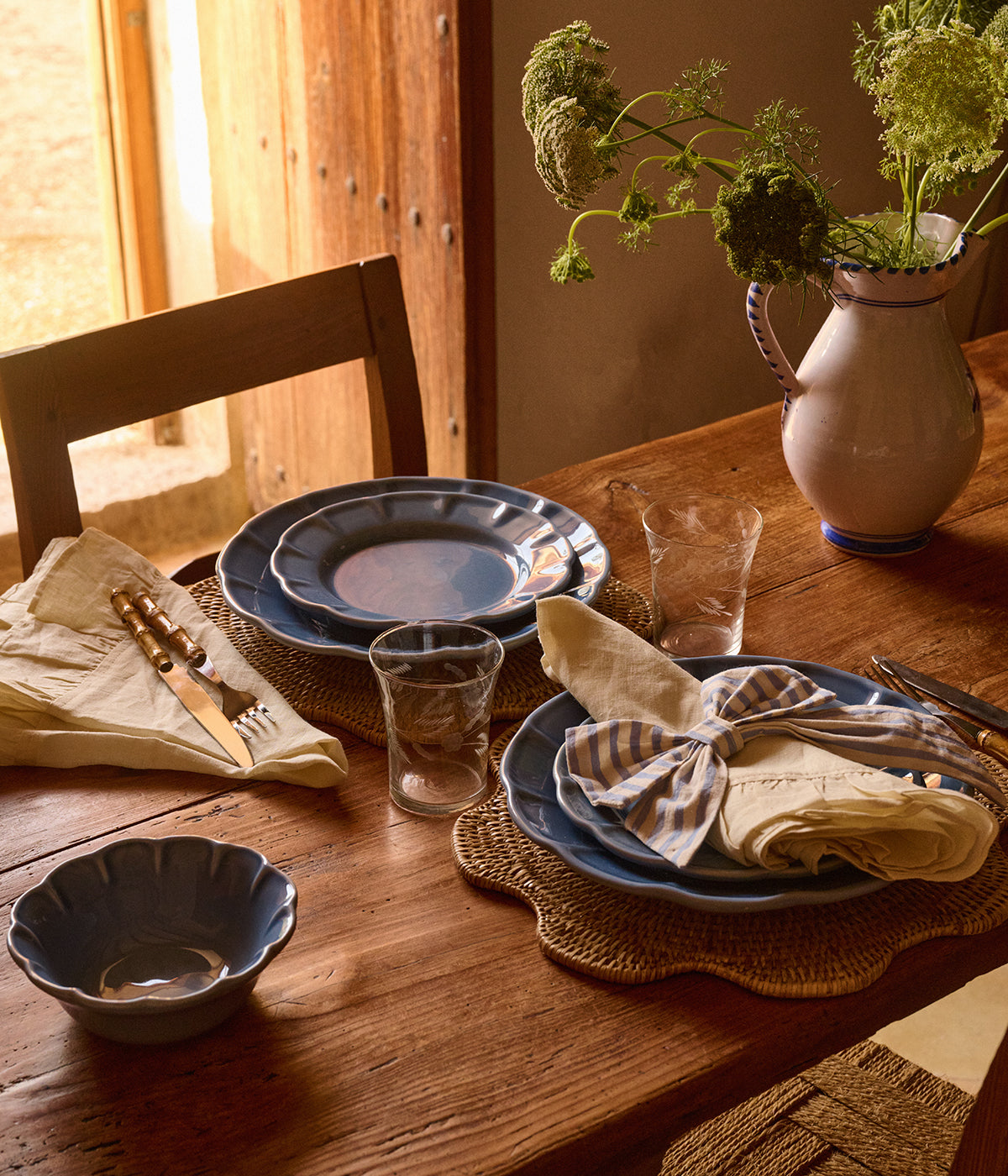 Bell Servett - Vit 50x50 cm