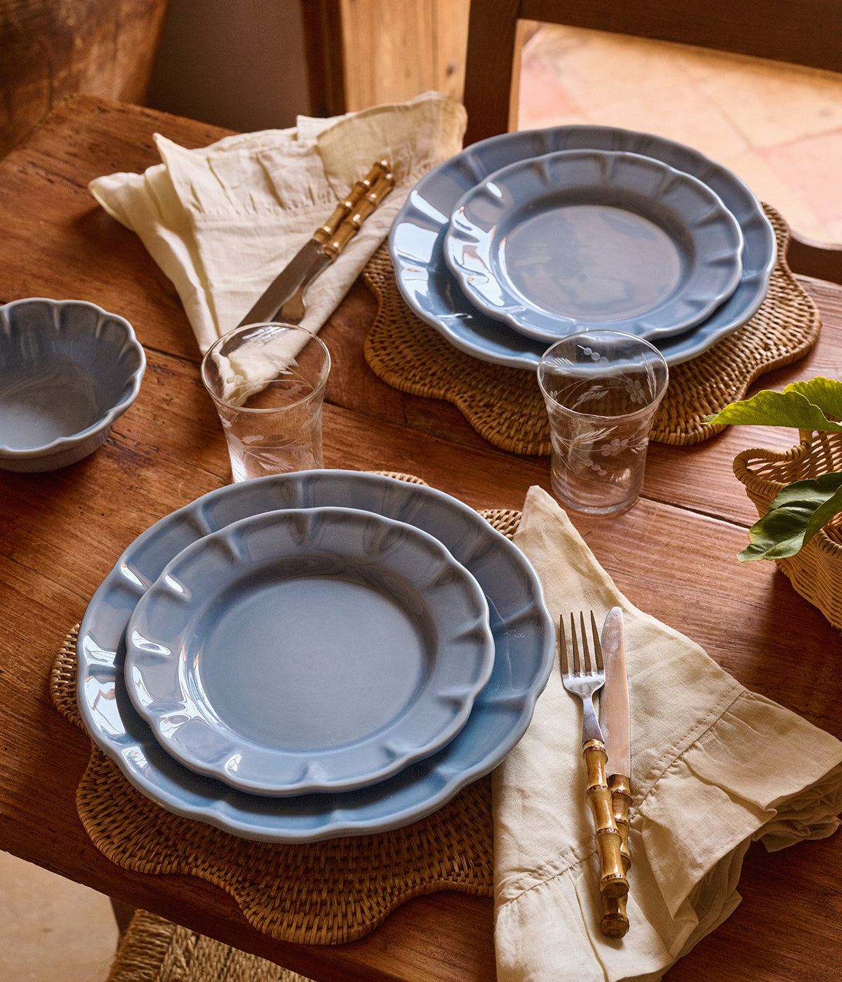 Everyday charm assiett - Ljusblå 21 cm