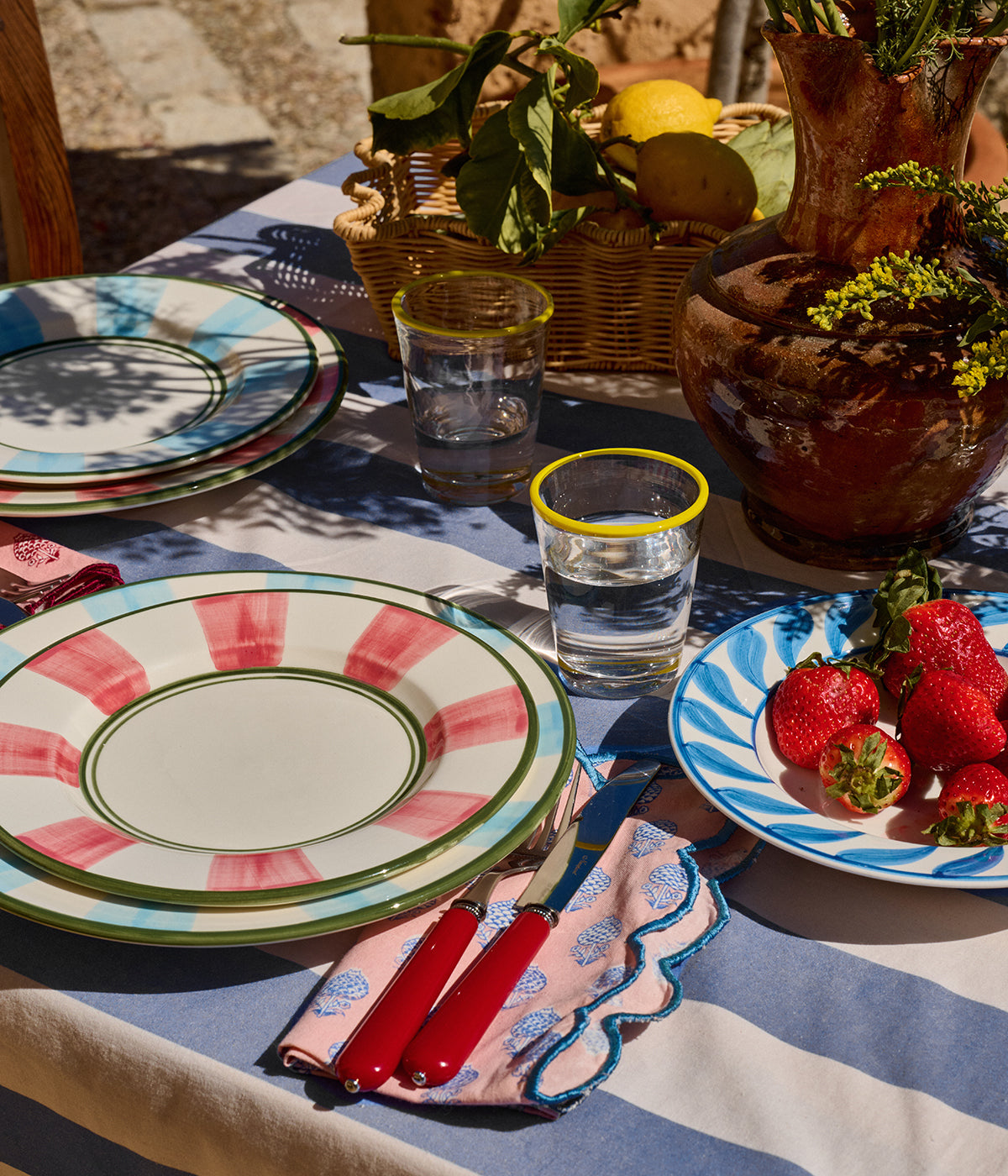 Circus assiett - Rosa 22 cm