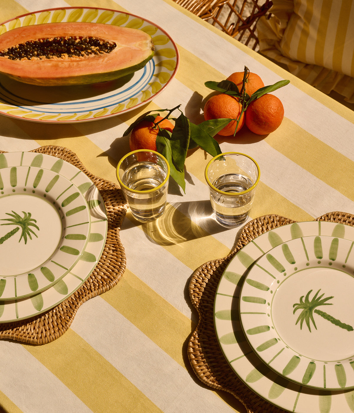 Swirl servingsfat - Multi 32 cm