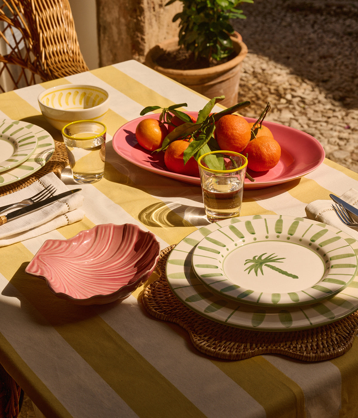 Classic servingsfat - Mörkrosa 38 cm