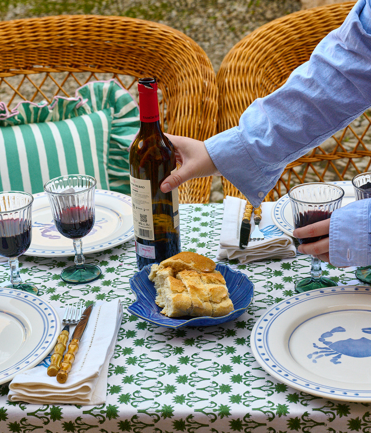 Shell Skål Mellan - Mörkblå 20x18 cm