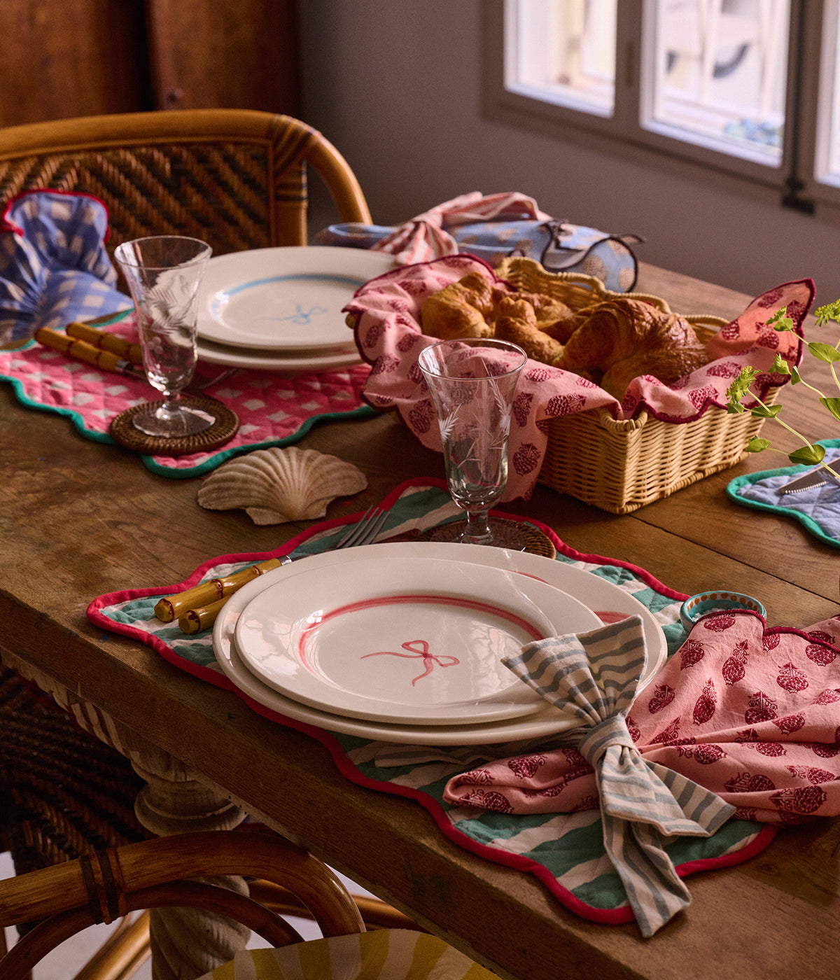 Poppy Seed Servett - Rosa 45x45 cm