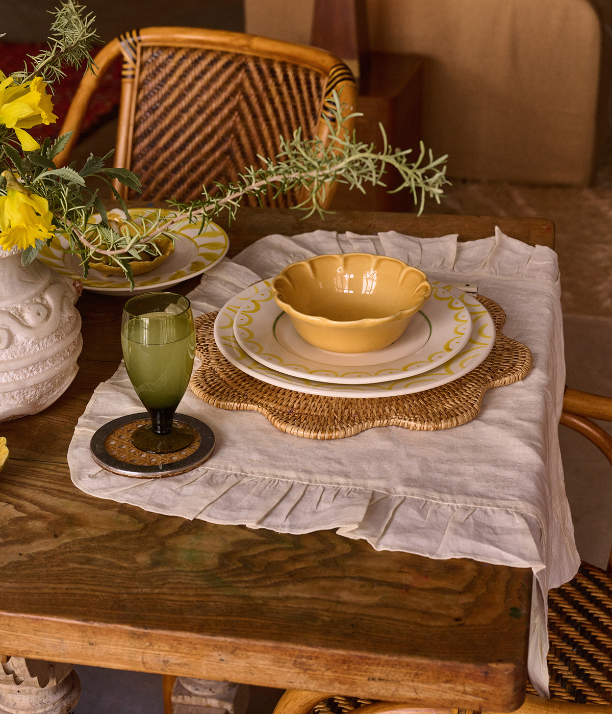 Everyday charm liten skål - Gul 15 cm