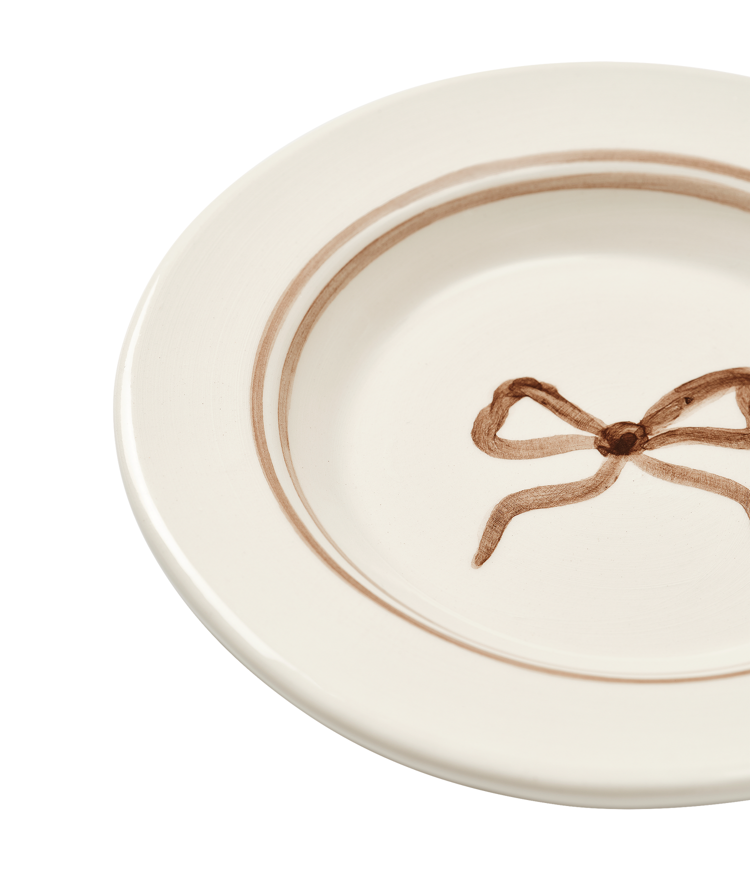Bow Tapastallrik - Brun 15 cm
