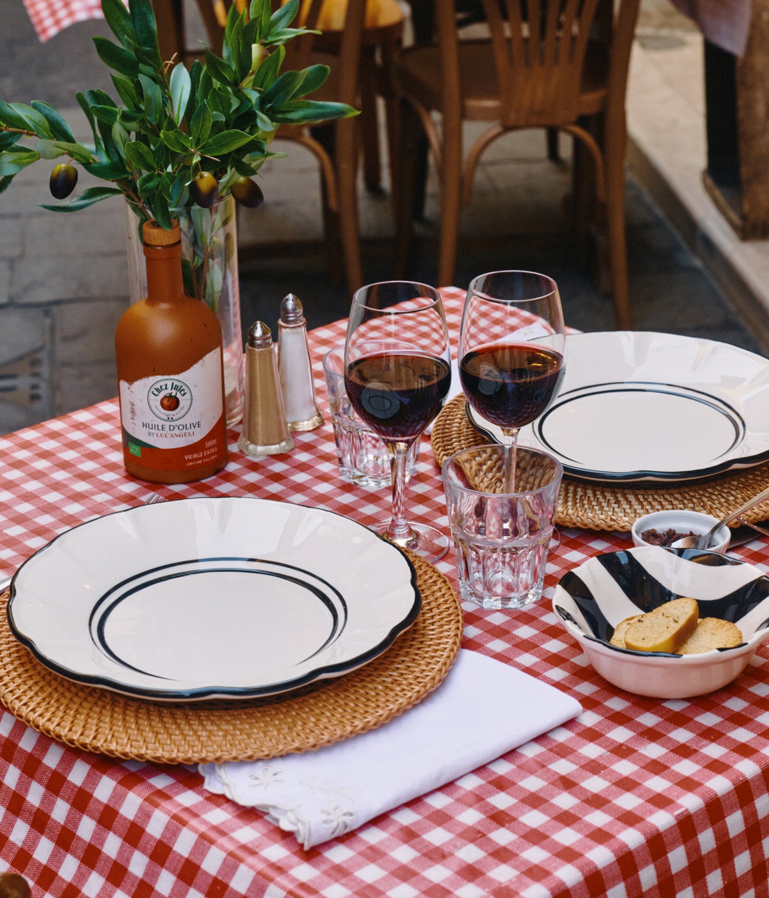 Bistro Tallrik - Svart 28 cm