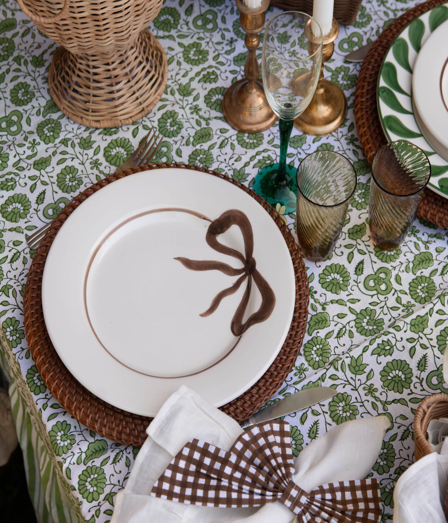 Bow Tallrik - Brun 28 cm