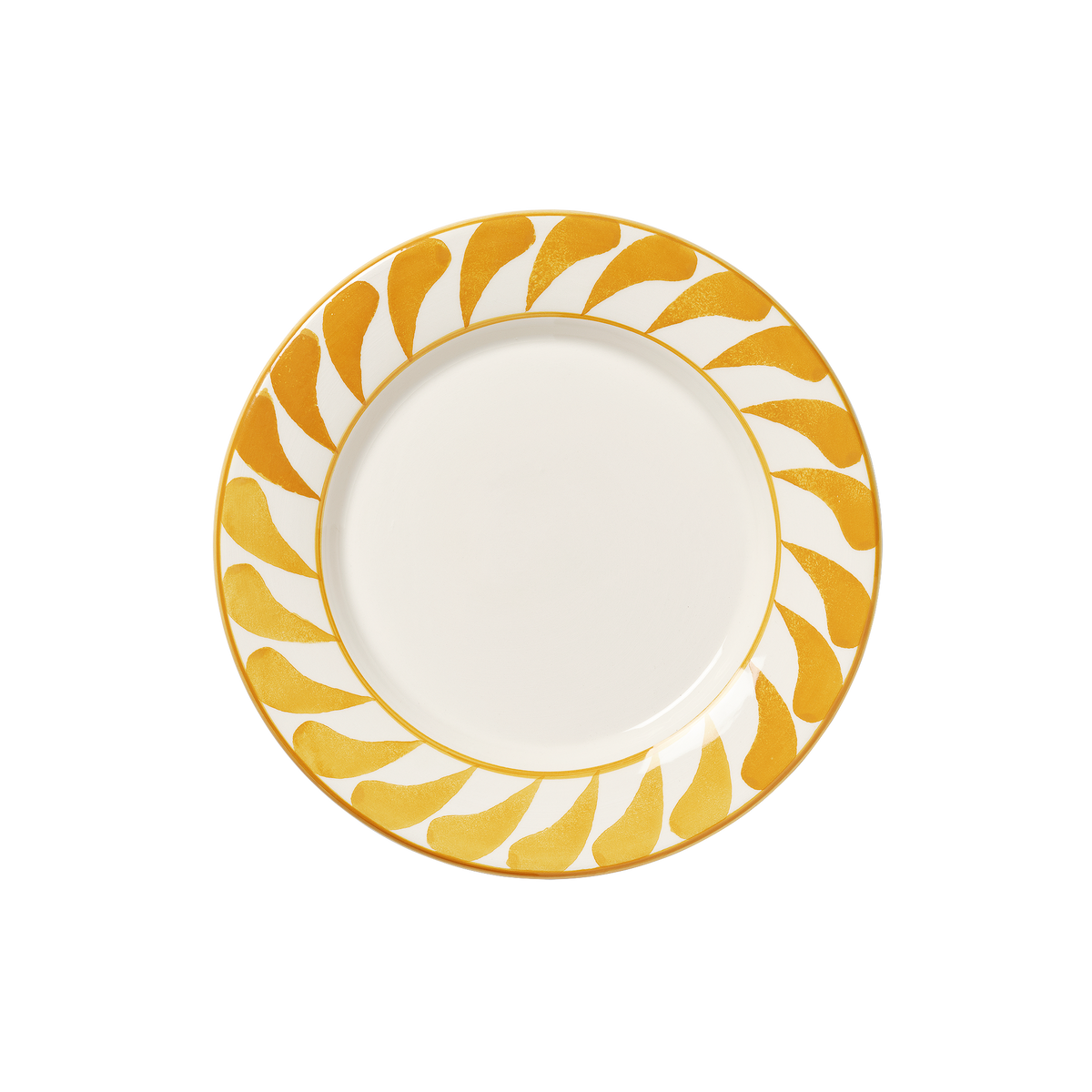 Swirl Assiett - Ochre 22 cm
