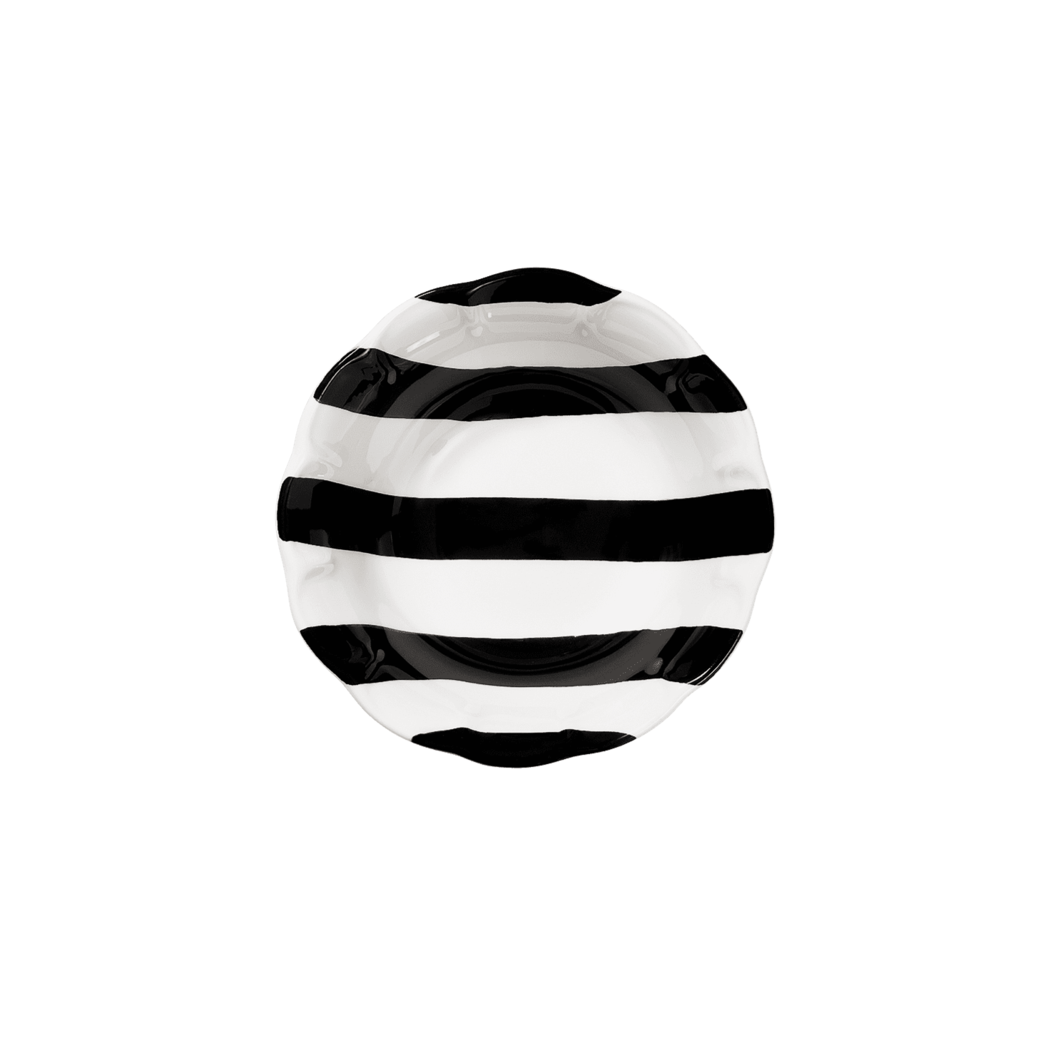 Stripe Liten Skål - Svart 15 cm