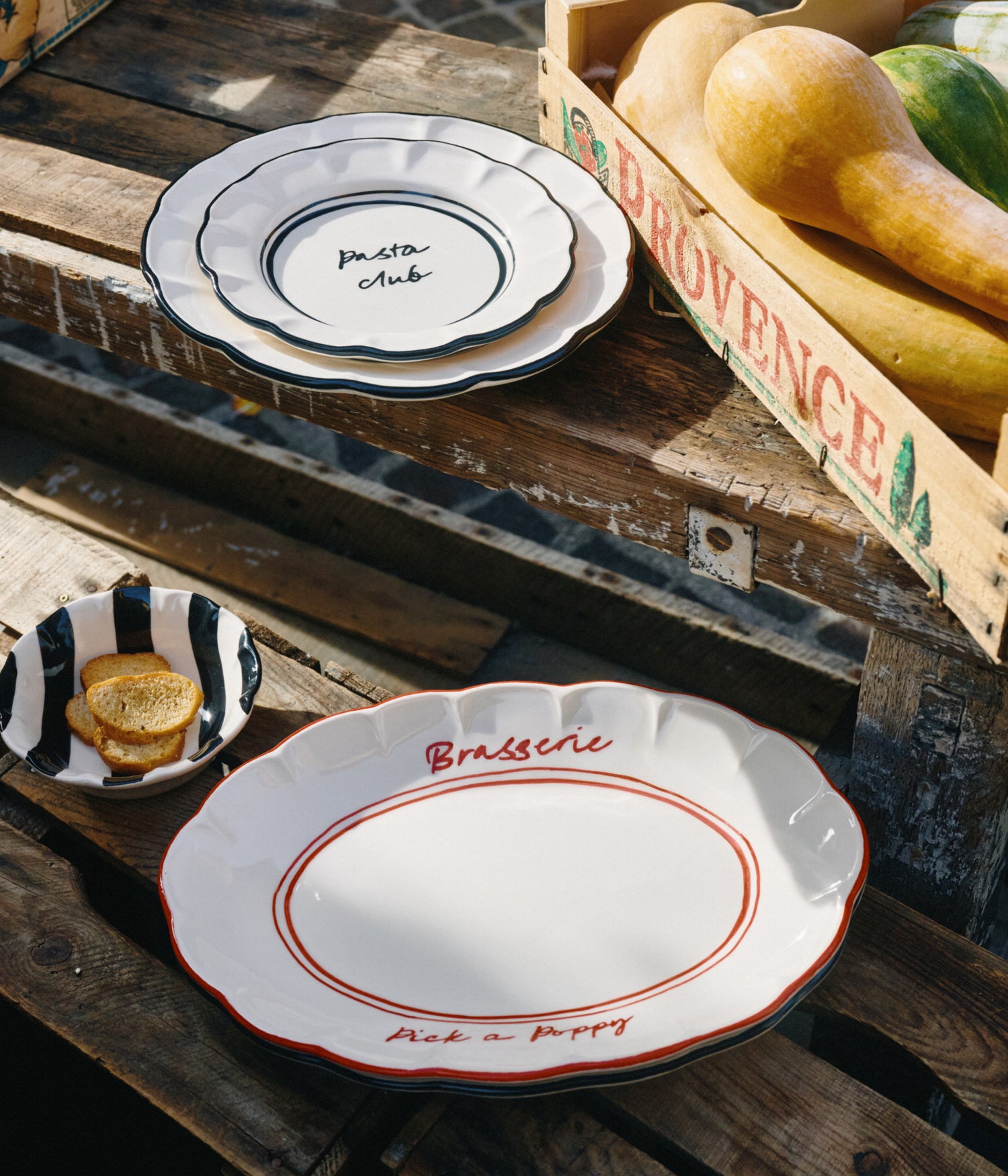 Bistro Serveringsfat - Röd 36 cm