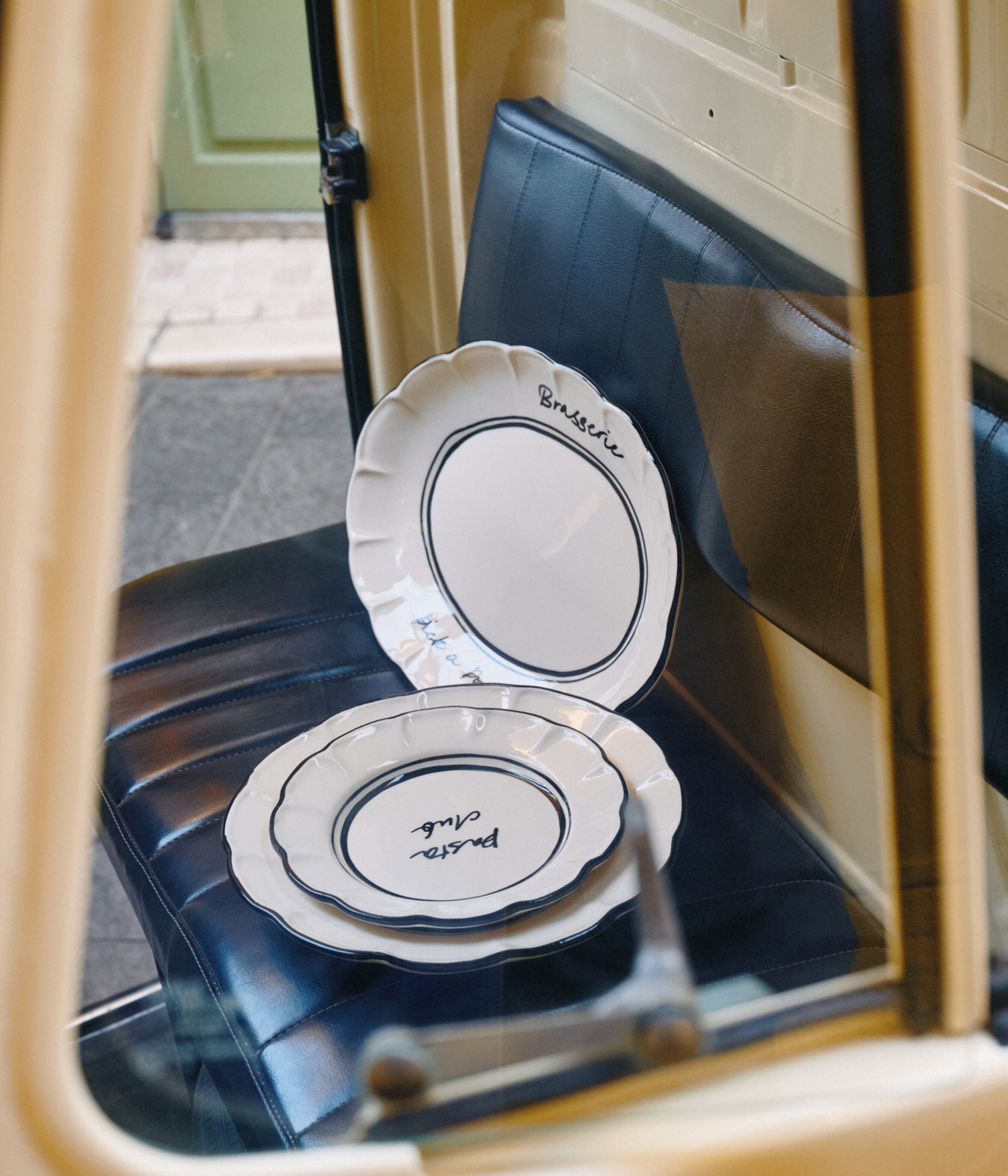 Bistro Serveringsfat - Svart 36 cm