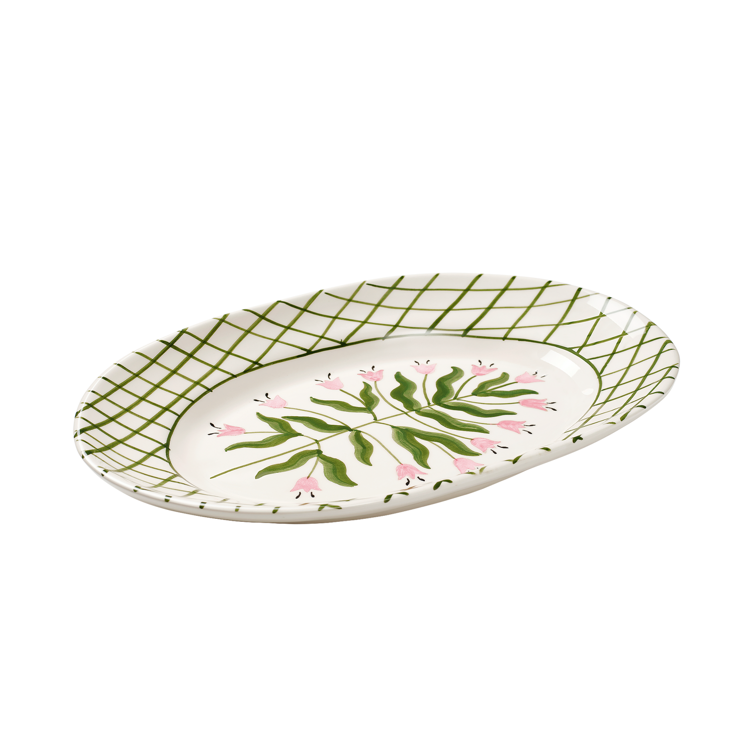 Madelen Möllard Tulip Serverignsfat - Grön 38.5 cm