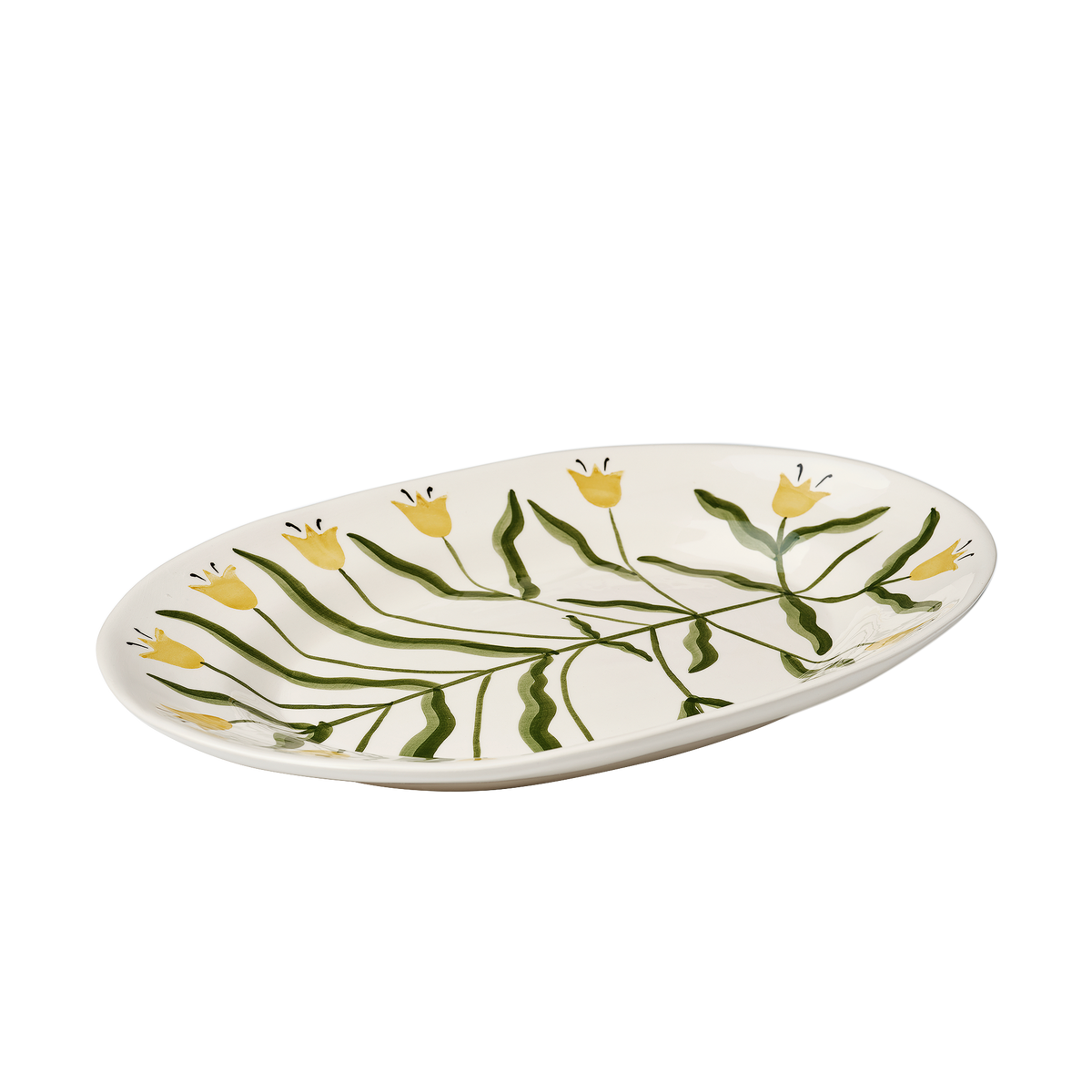 Madelen Möllard Tulip Serveringsfat - Gul 38.5x26 cm