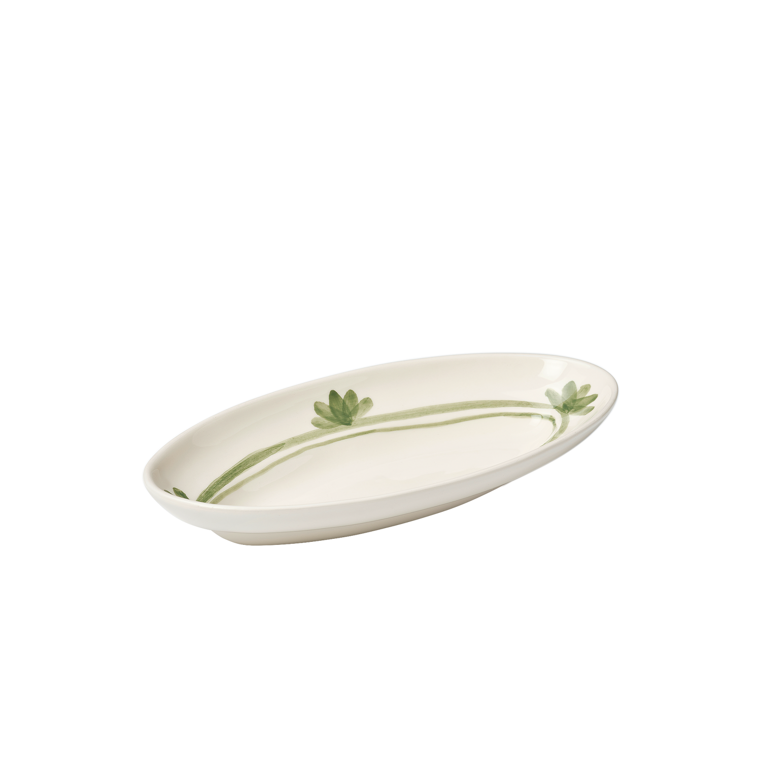 Mora Litet serveringsfat - Grön 25.5x13 cm