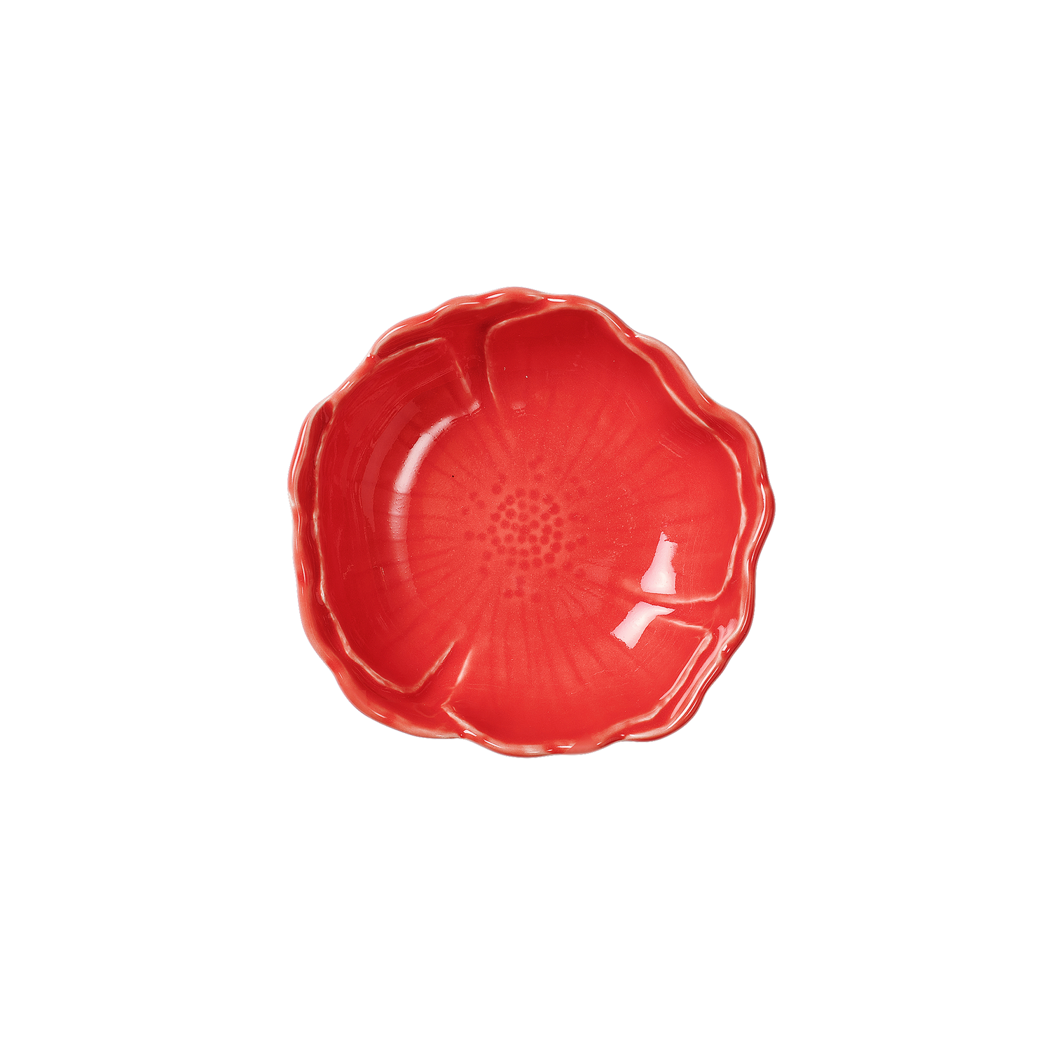 Poppy liten skål - Röd 12 cm
