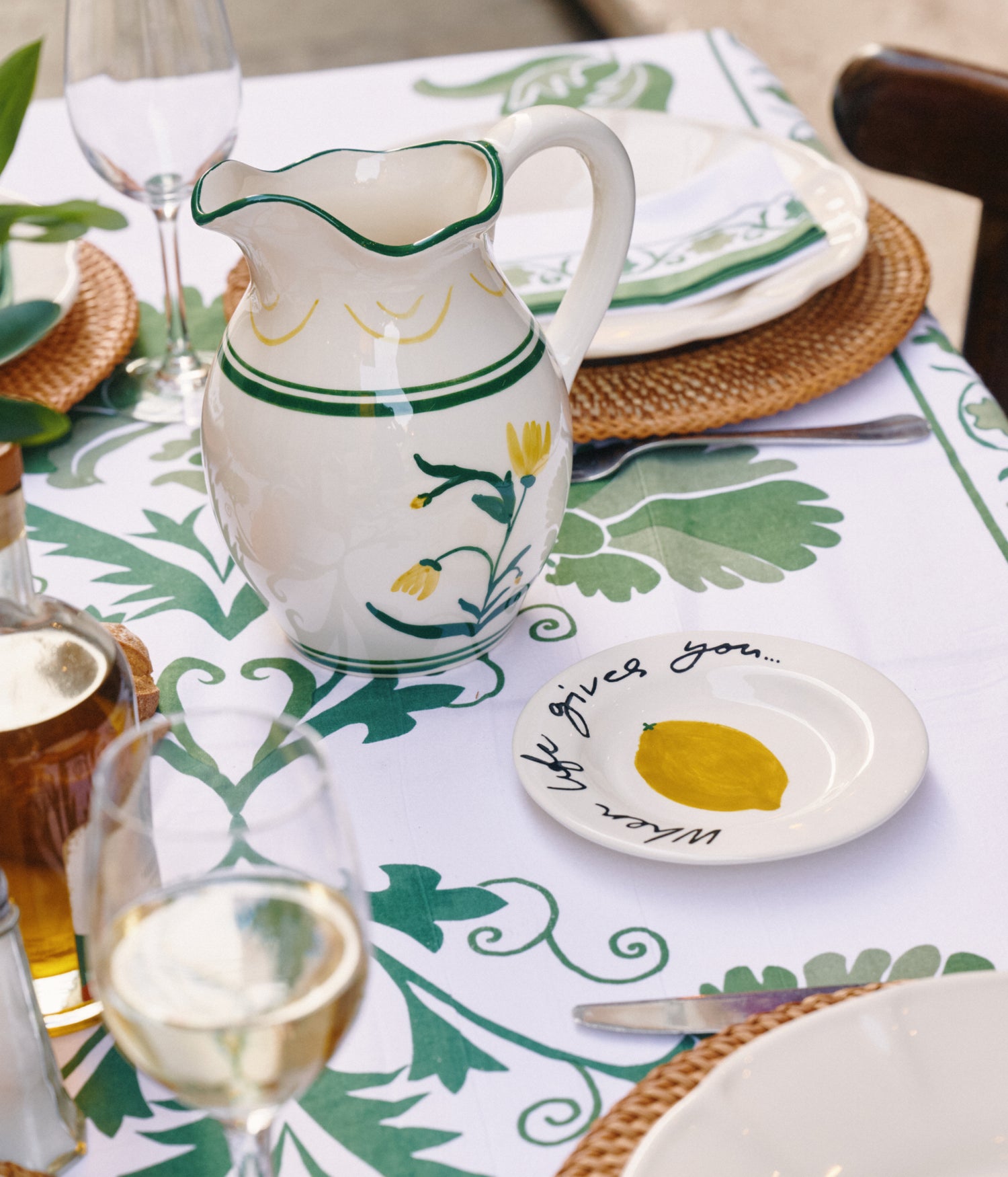 Lemon Tapastallrik - Gul 15 cm