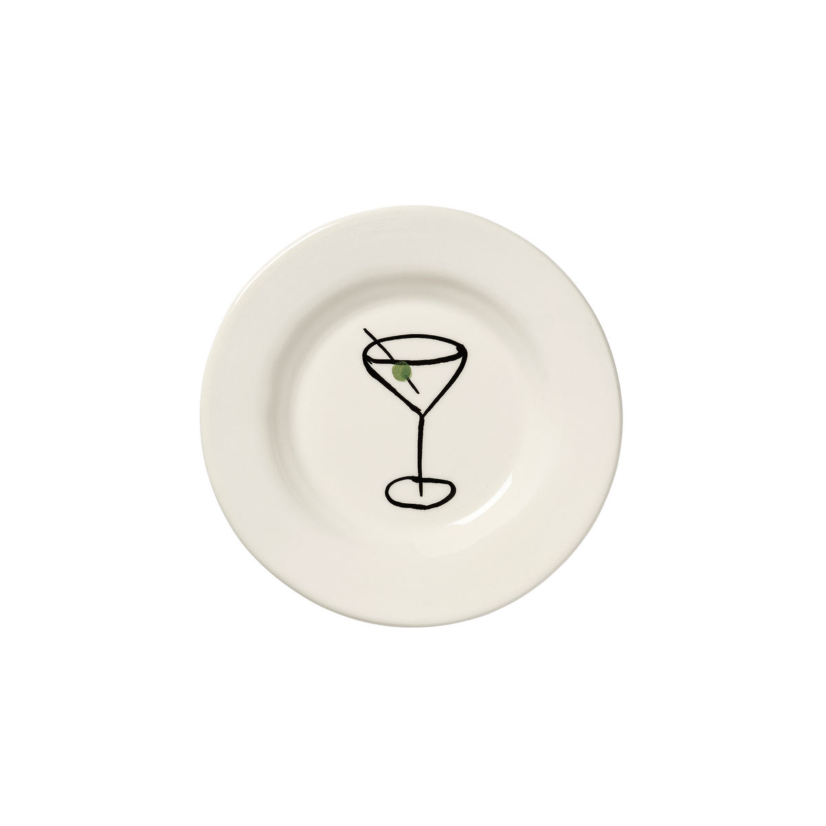 Martini Tapas plate - Black 15 cm