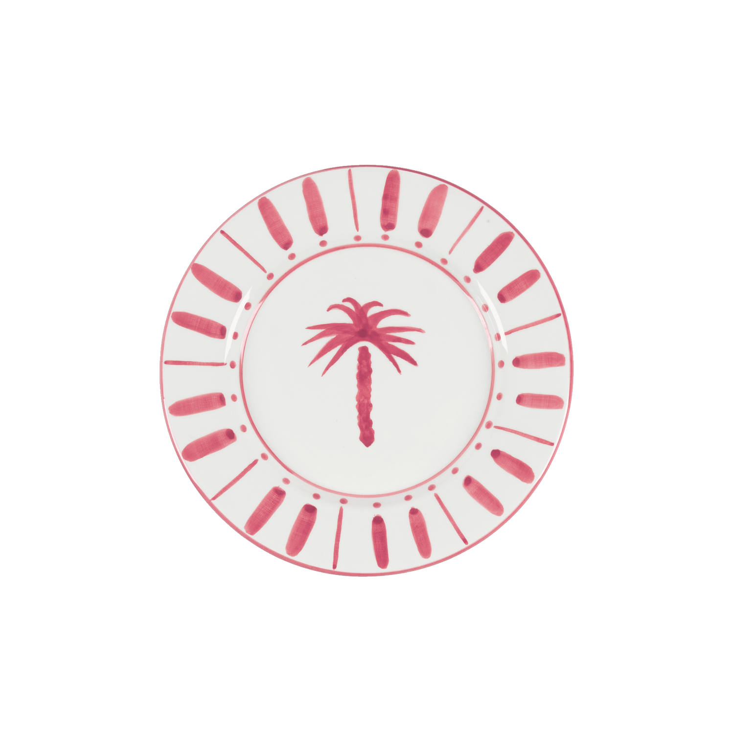 Cannes Salad plate - Dark pink 22 cm