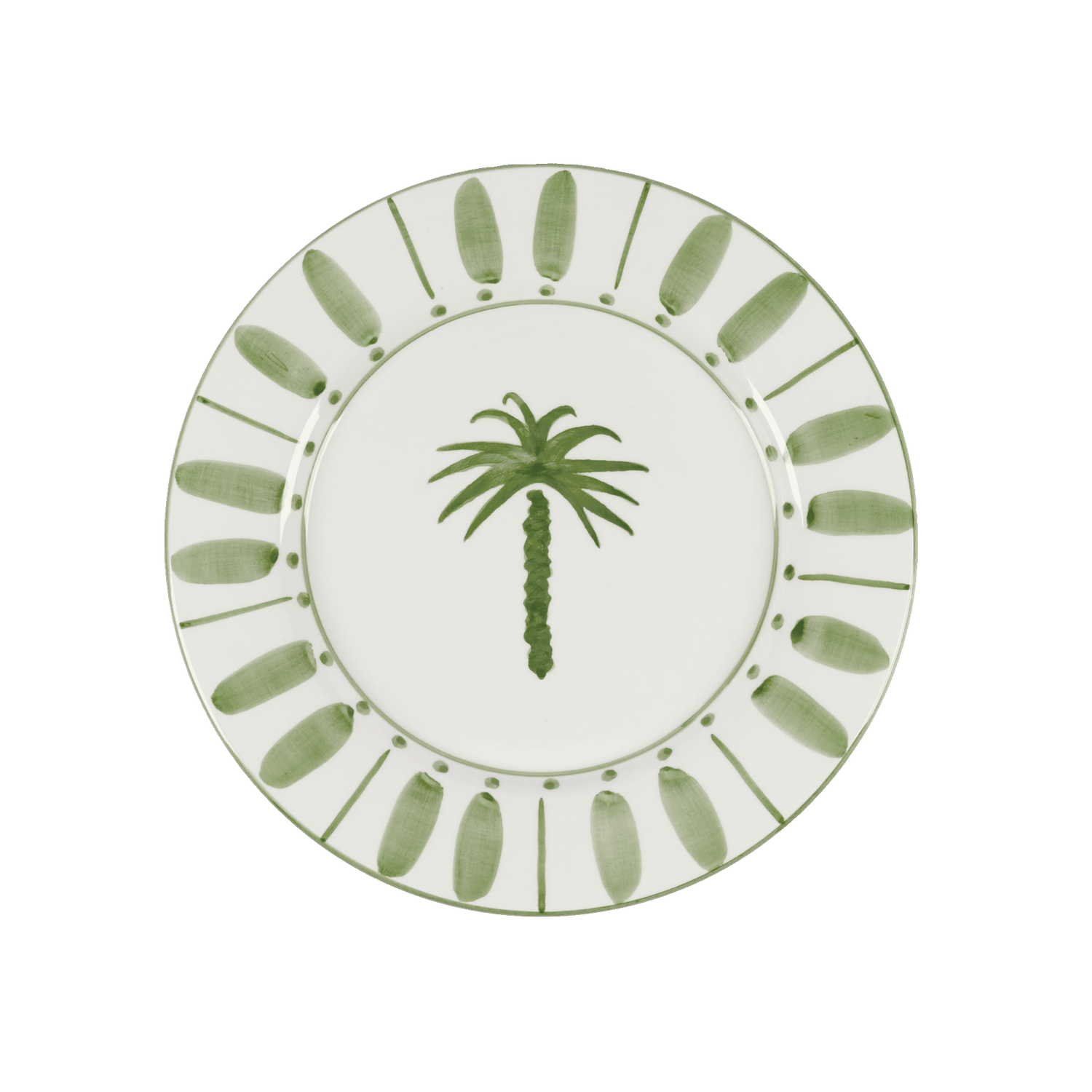 Cannes Dinner plate - Green 28 cm