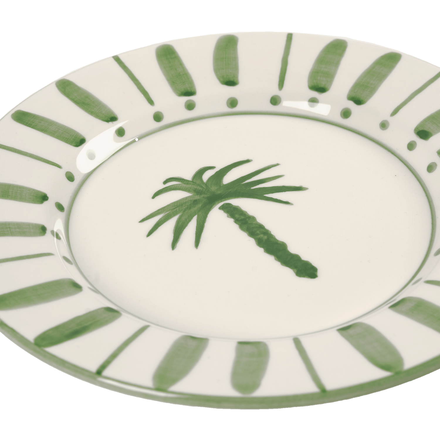 Cannes assiett - Grön 22 cm