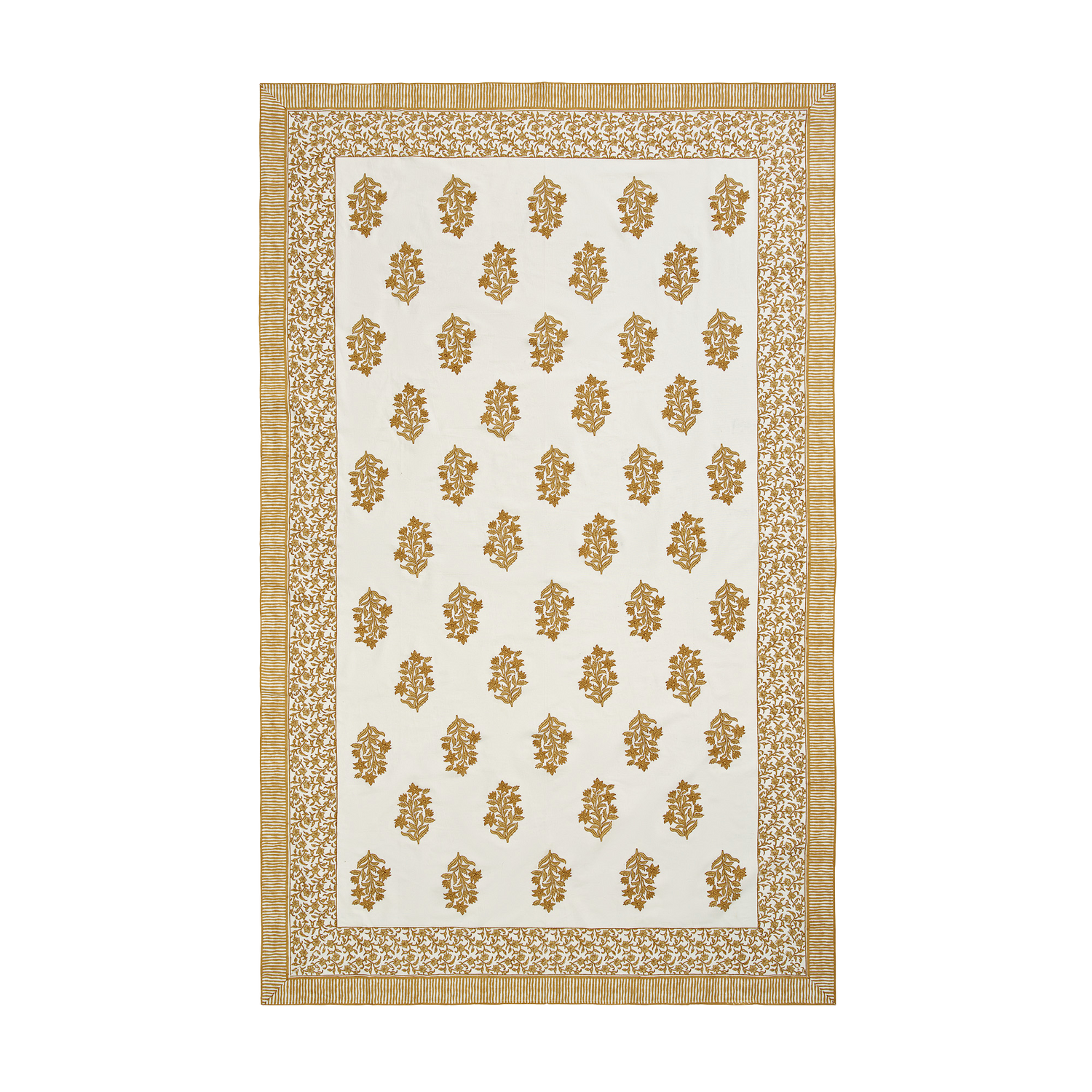 Flora Tablecloth - Ochre