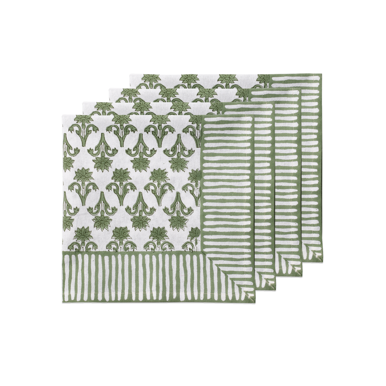 Lily Servett 4-pack - Grön 45x45 cm