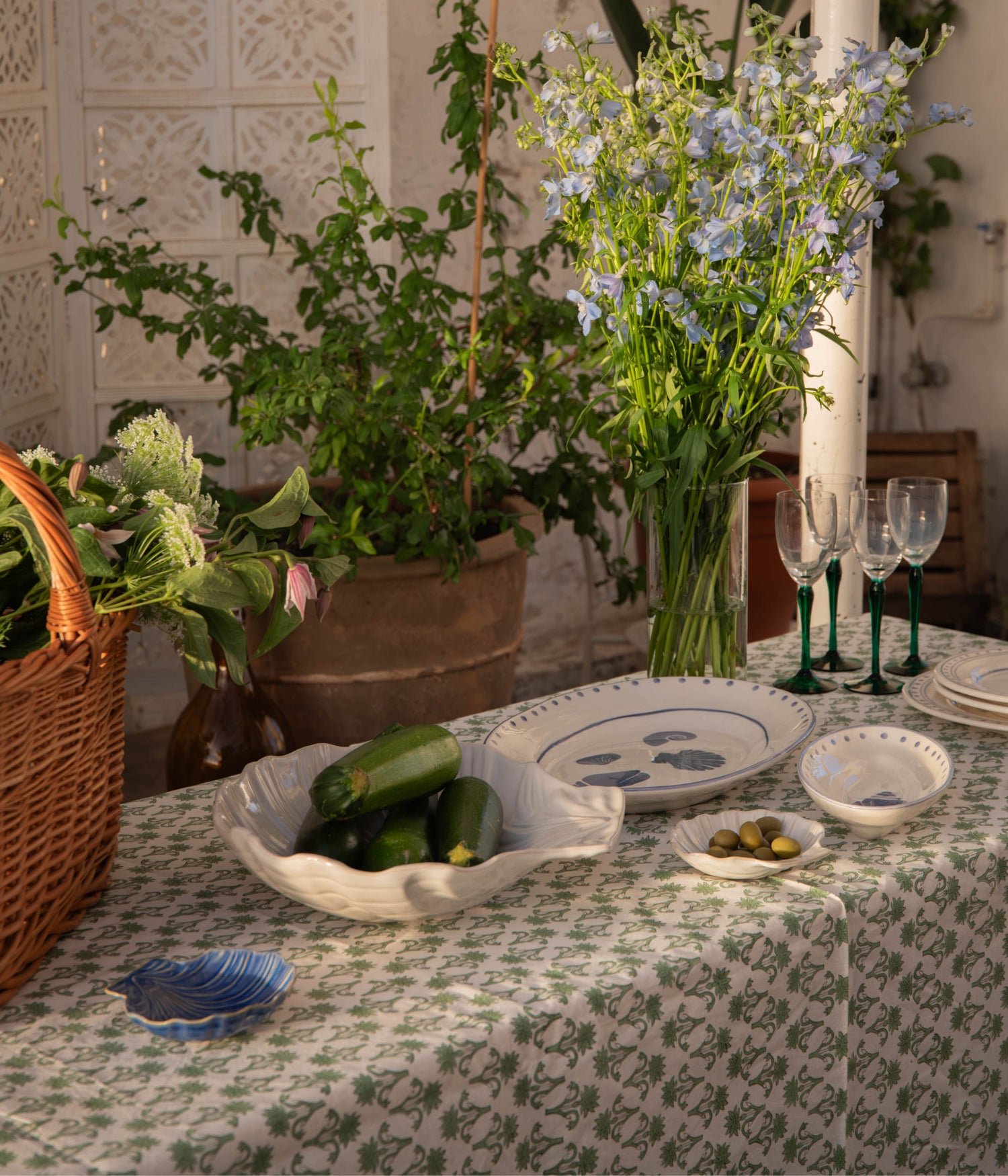 Marine Tallrik - Blå 28 cm