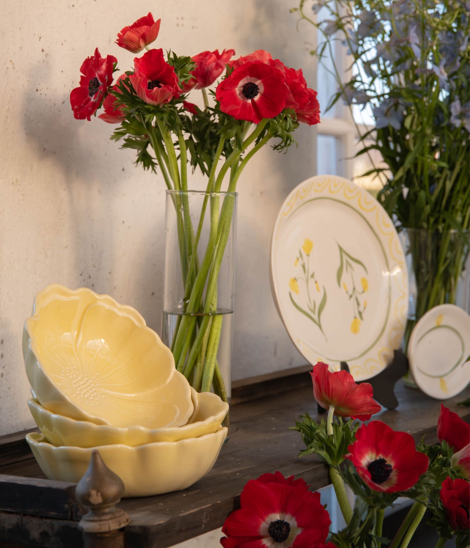 Poppy Skål - Gul 18 cm