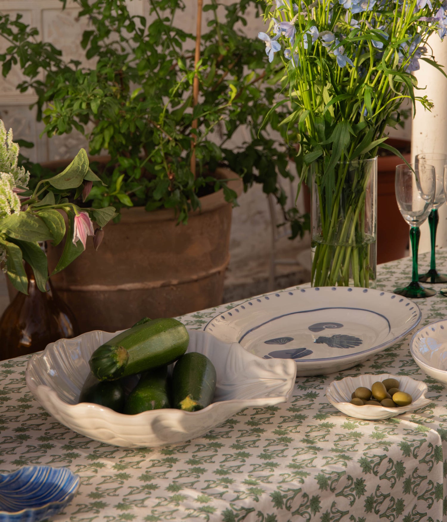 Shell Skål Mini - Benvit 12x13 cm