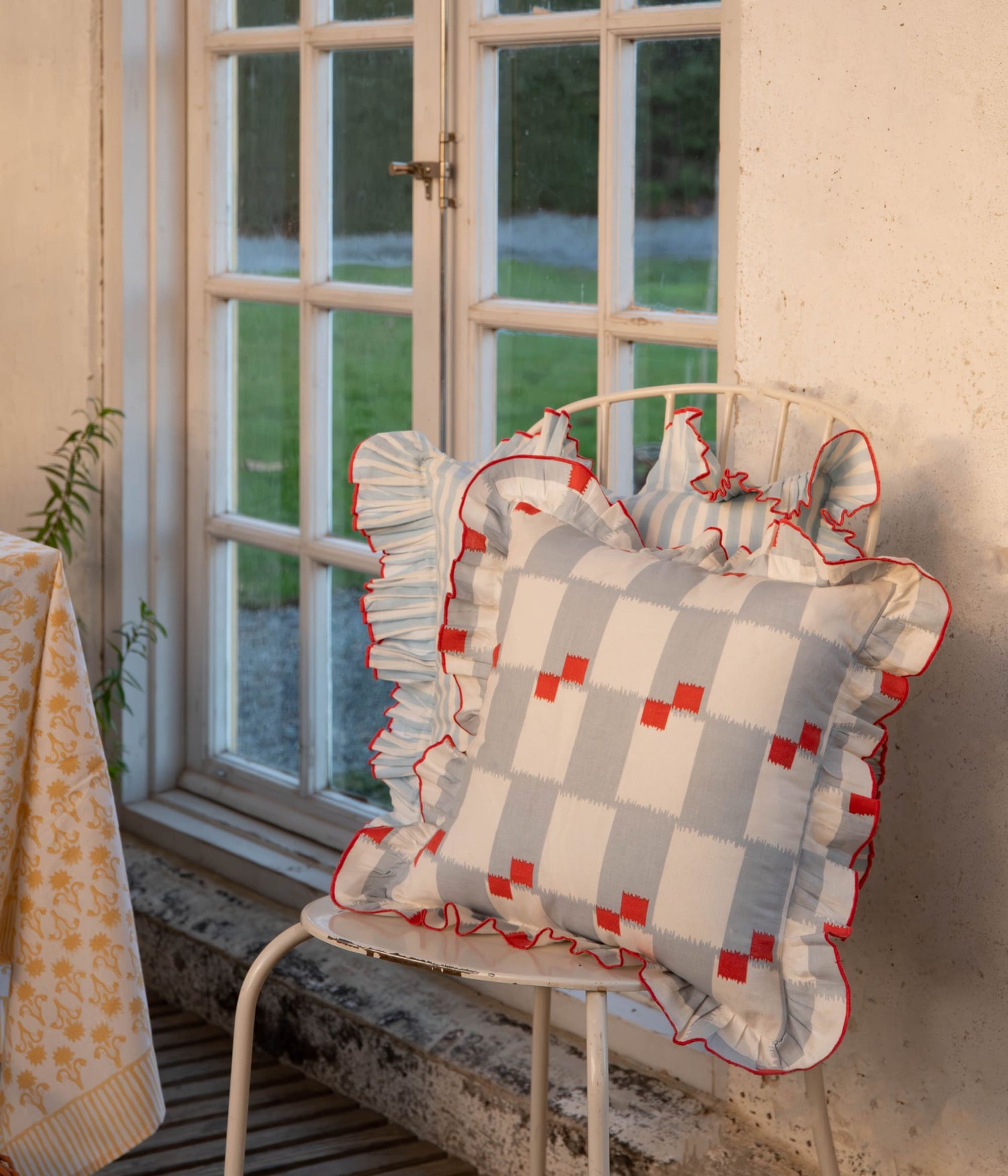 Chester Kuddfodral - Ljusblå 40x40 cm