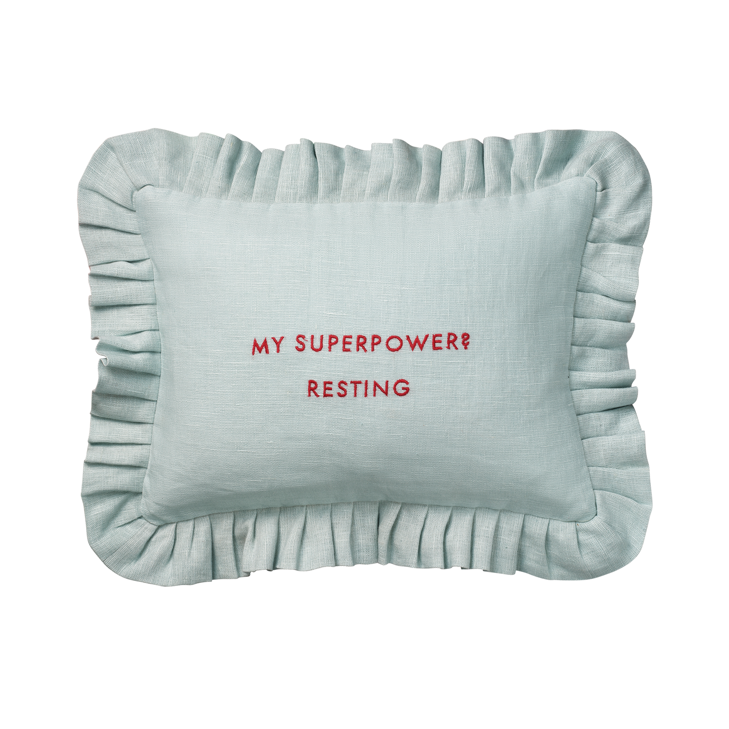 Quote Kuddfodral - Teal 30x40 cm