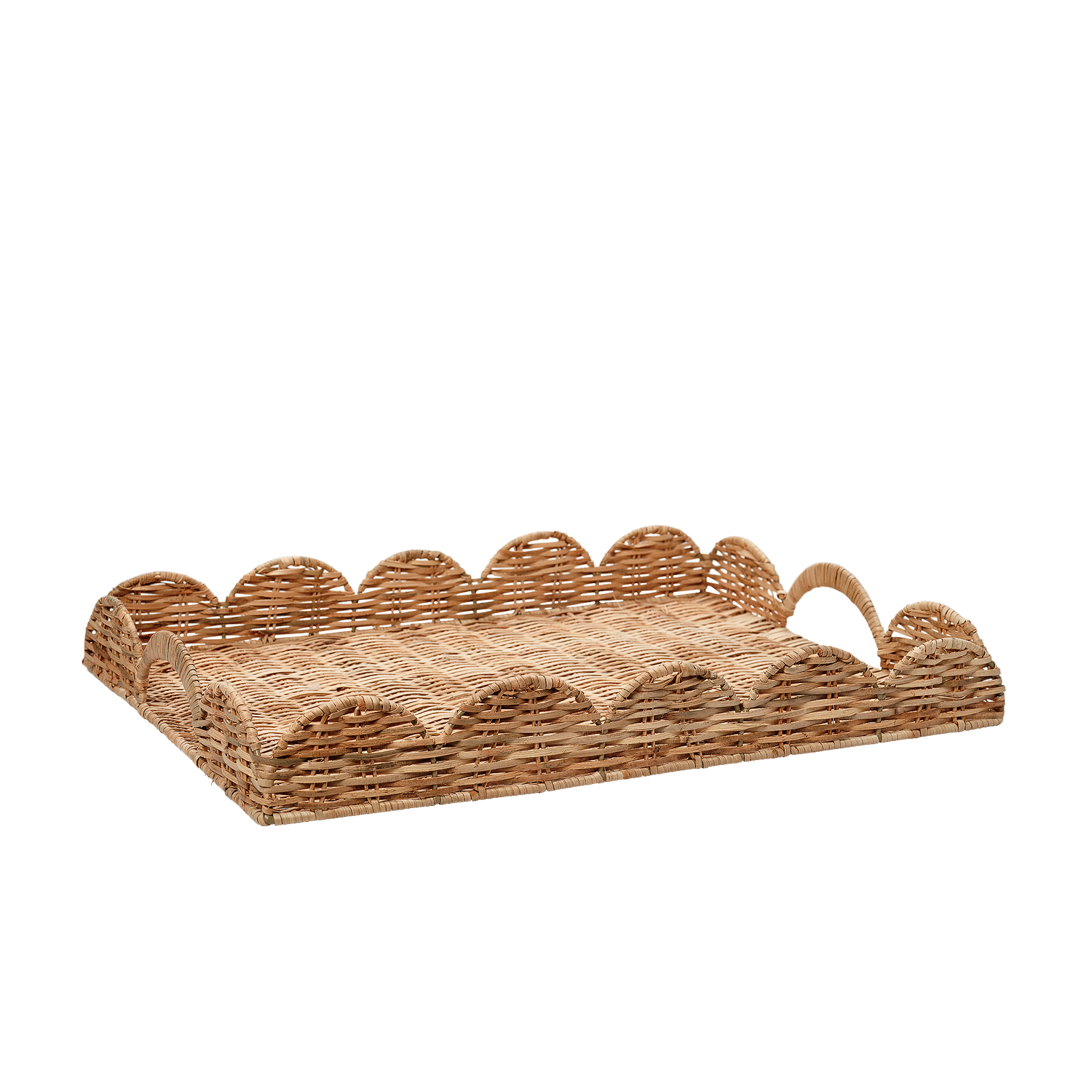 Large Scallop Tray - Natural 39x52 cm