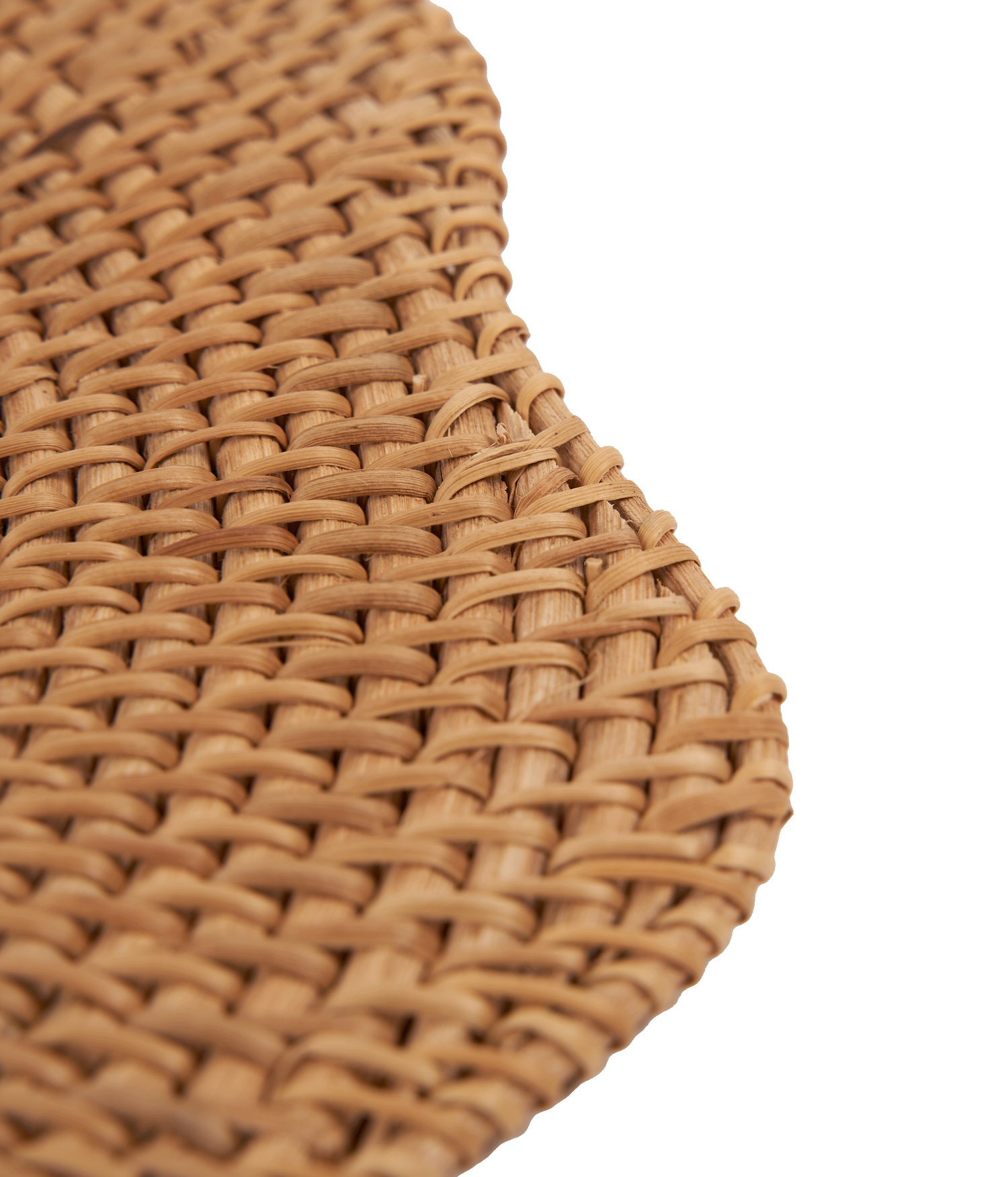 Scallop Rattan Placemat - Natural 36 cm