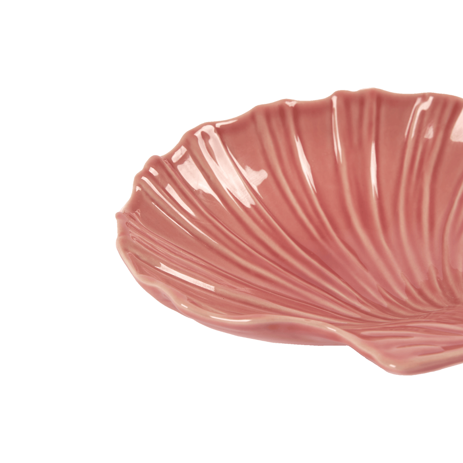 Shell Skål Mellan - Mörkrosa 20x18 cm