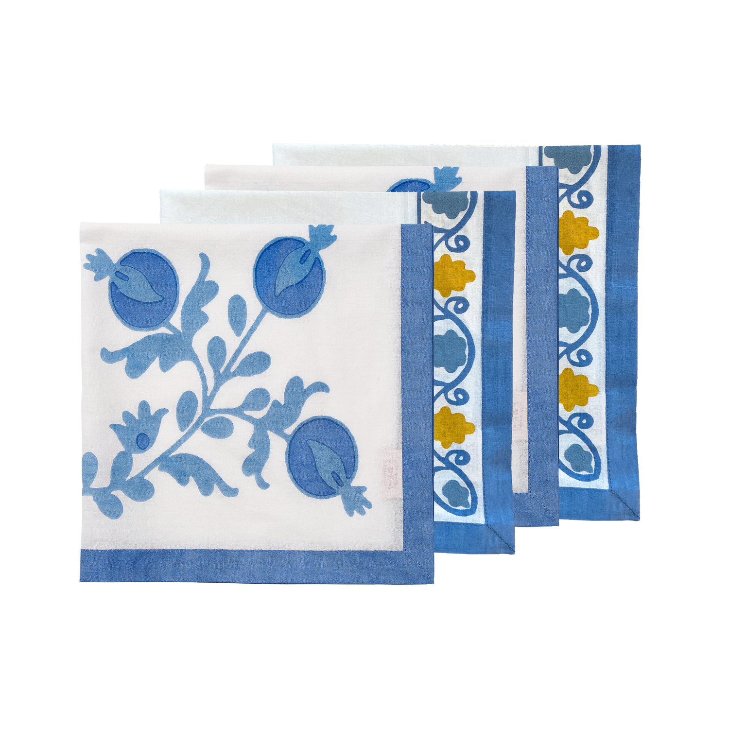 Suzani 4 Pack - Blue 45x45 cm