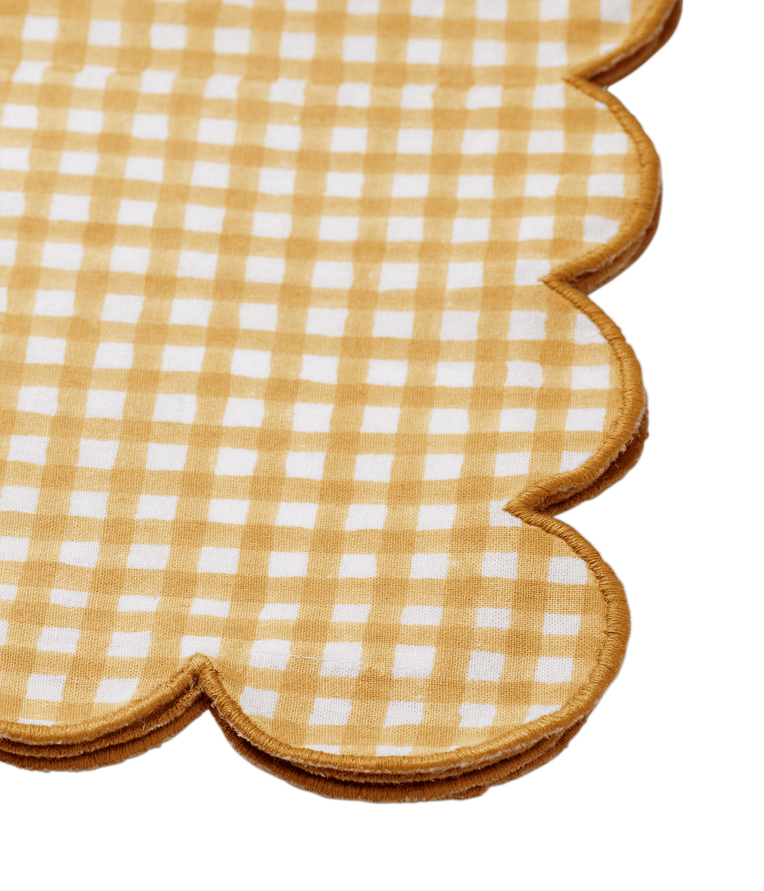 Vichy Napkin - Ochre 45x45 cm